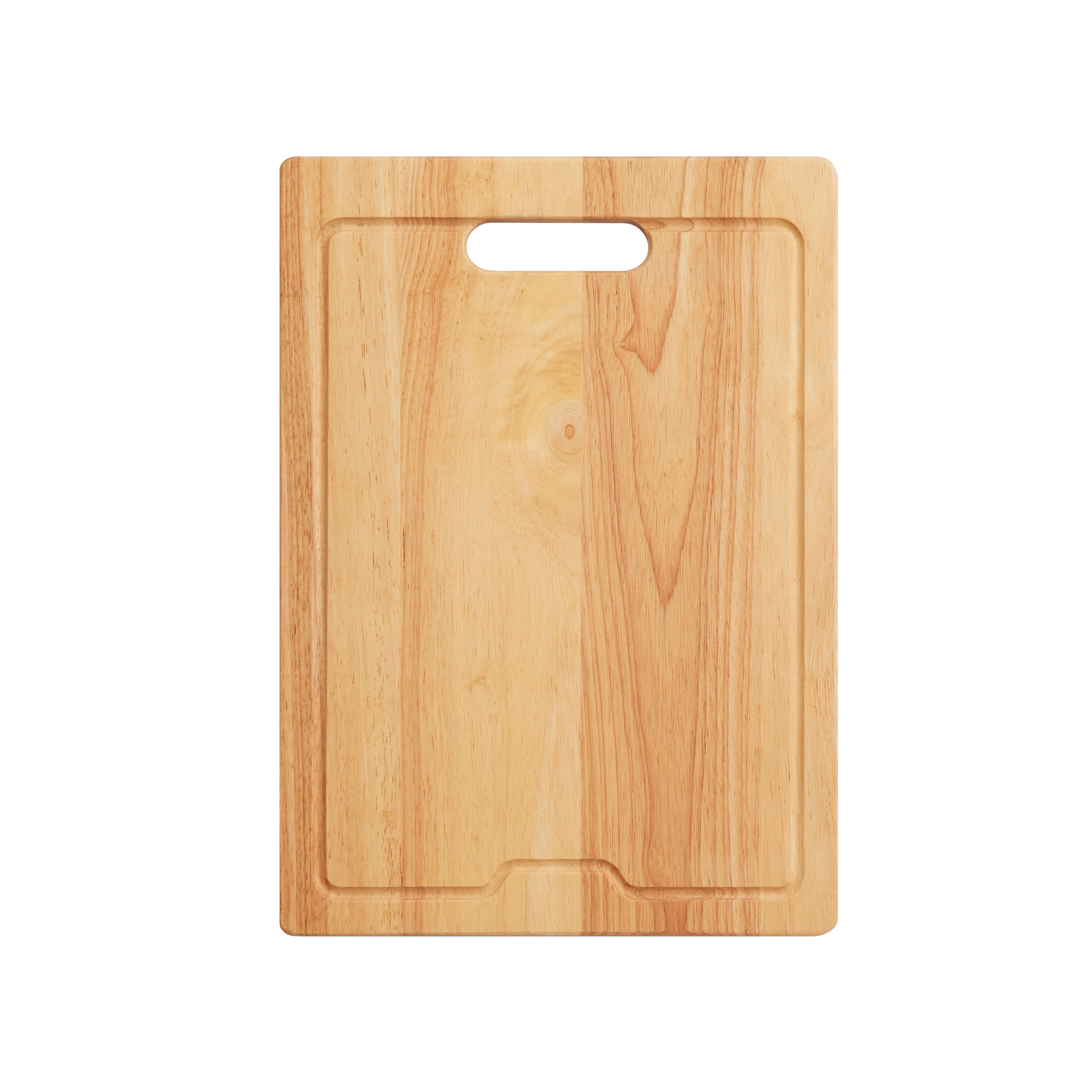 12" x 16-3/4" x 1" Rubberwood Cutting Board
