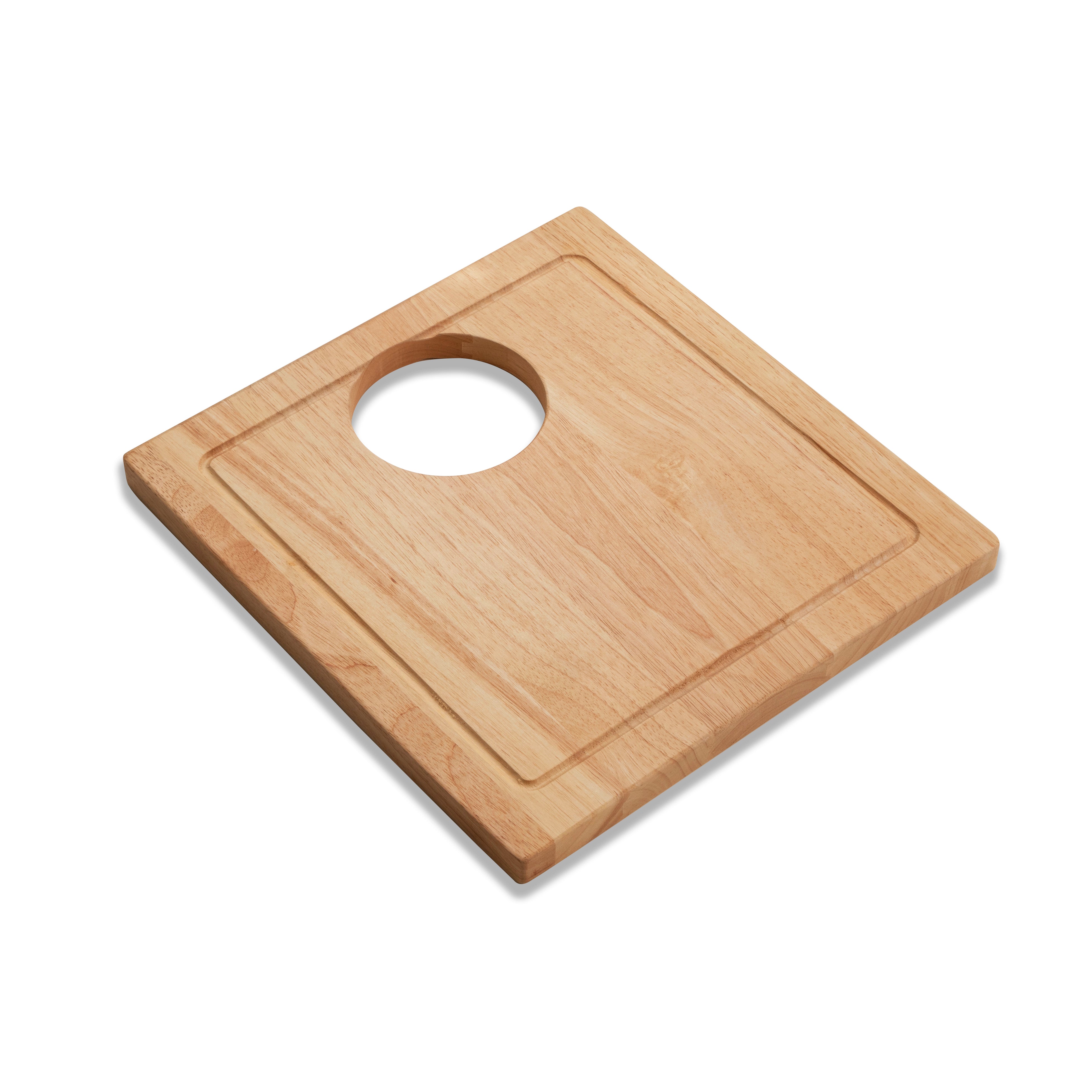 17-9/16" x 15-1/4" x 1" Rubberwood Cutting Board