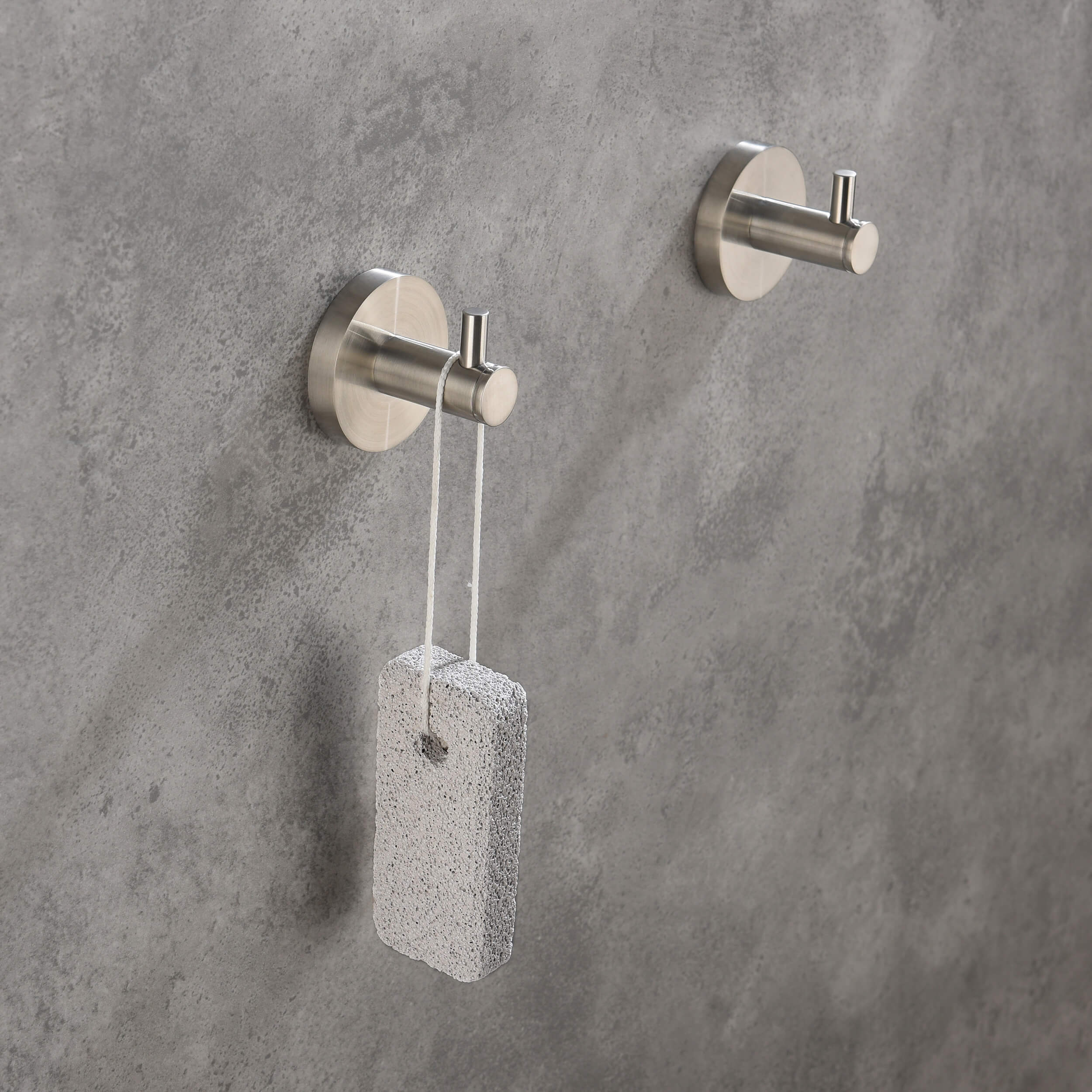 Halo Bathroom Towel & Robe Hook 2 Count