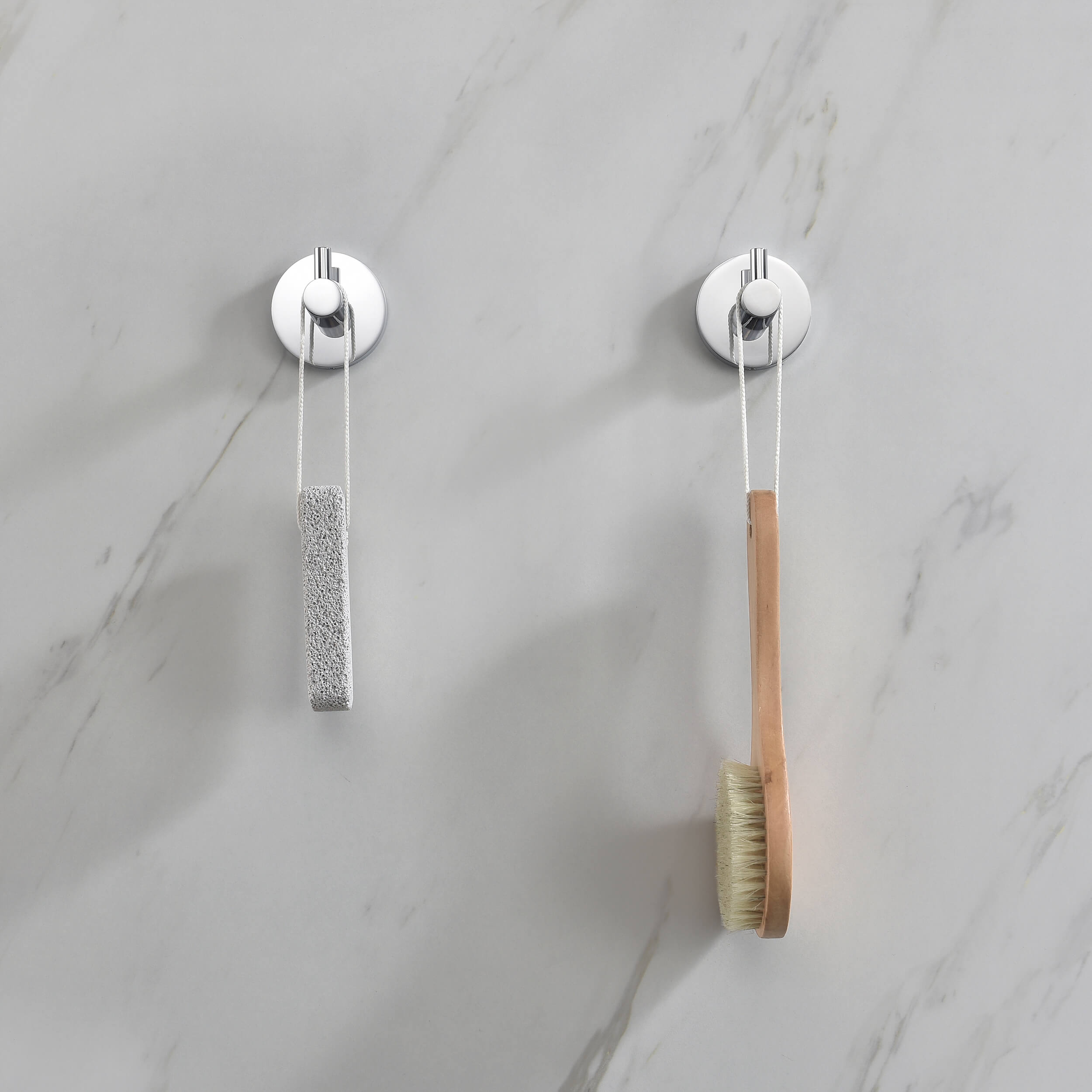 Halo Bathroom Towel & Robe Hook 2 Count