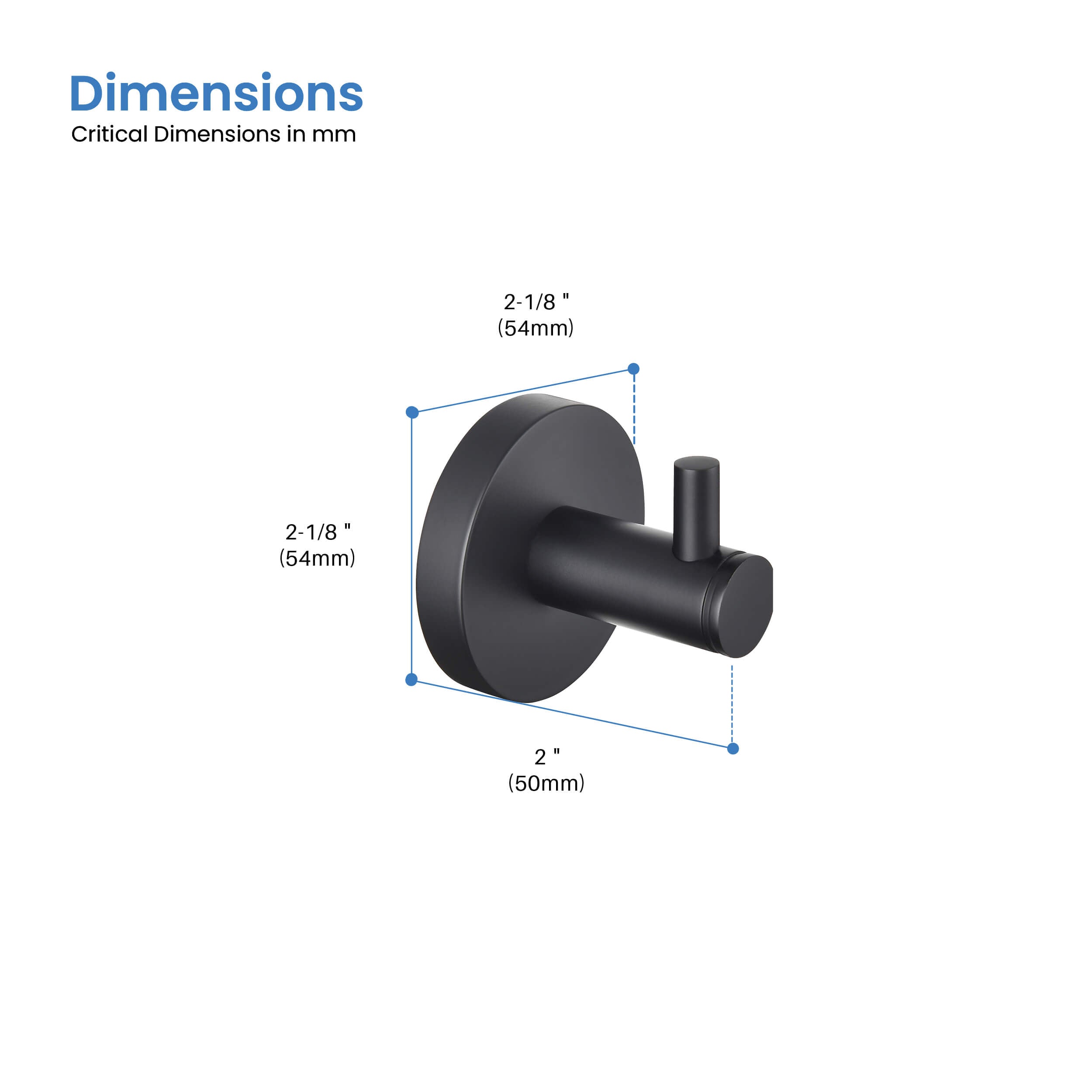 Halo Bathroom Towel & Robe Hook 3 Count