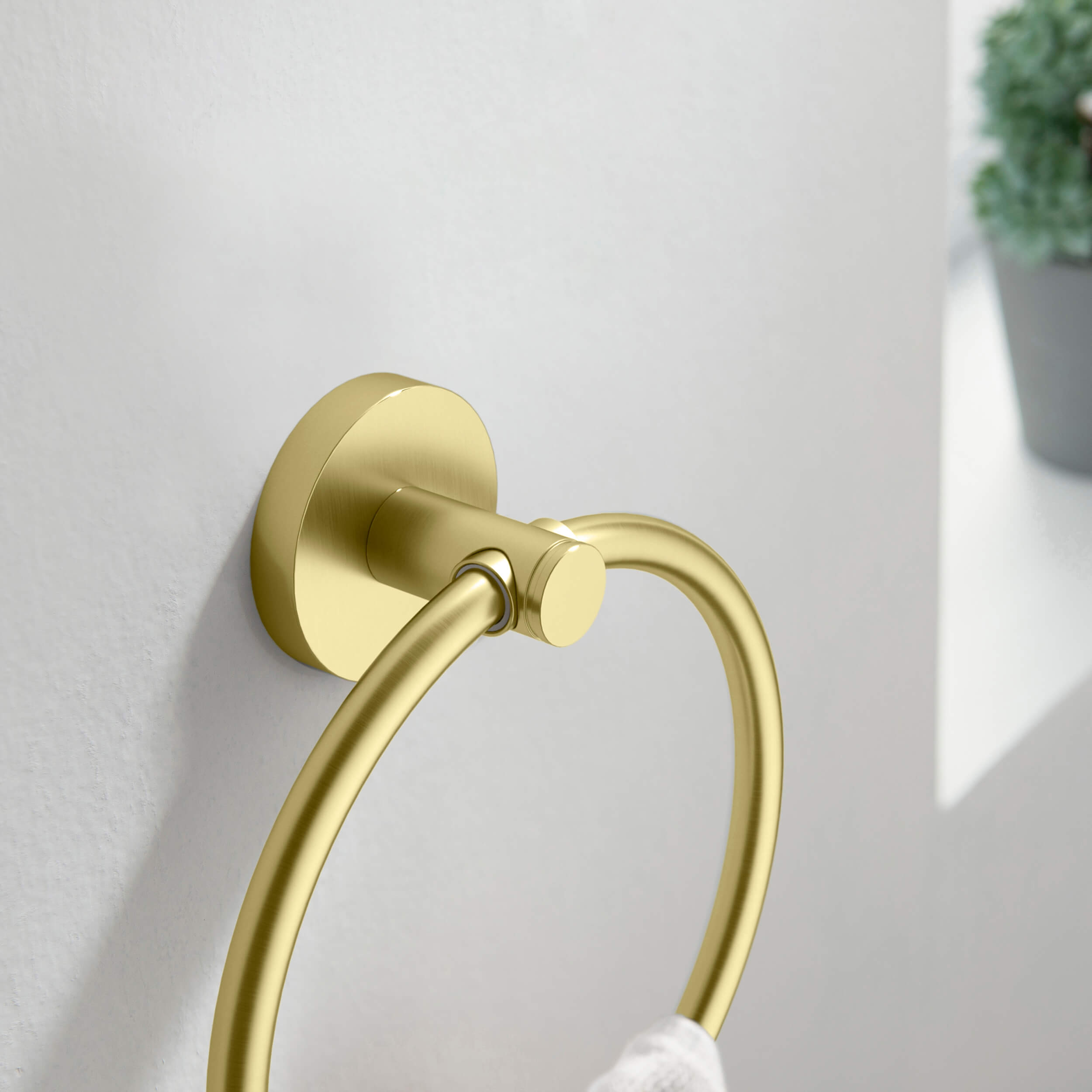 Halo Bathroom Towel Ring