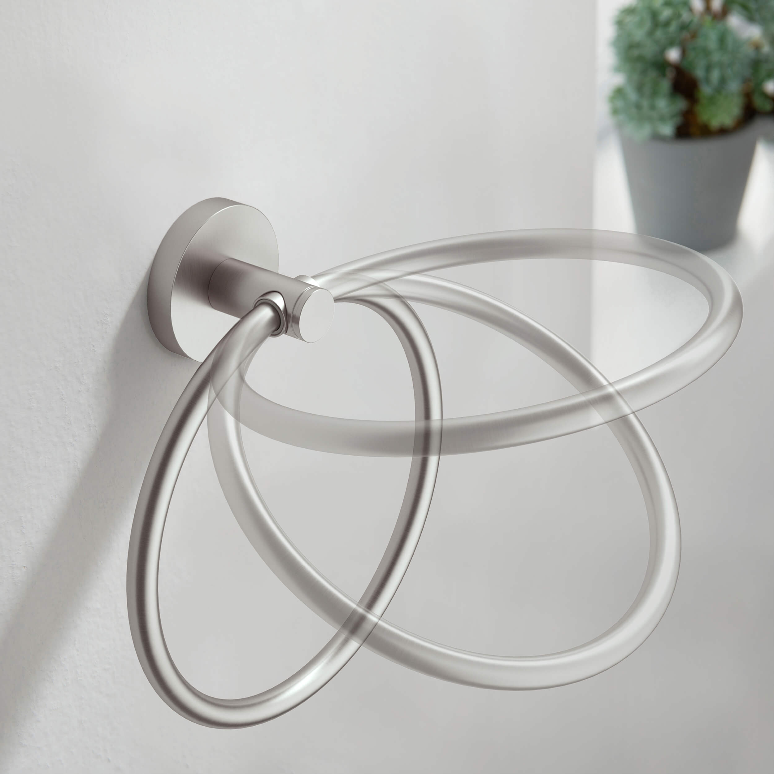 Halo Bathroom Towel Ring