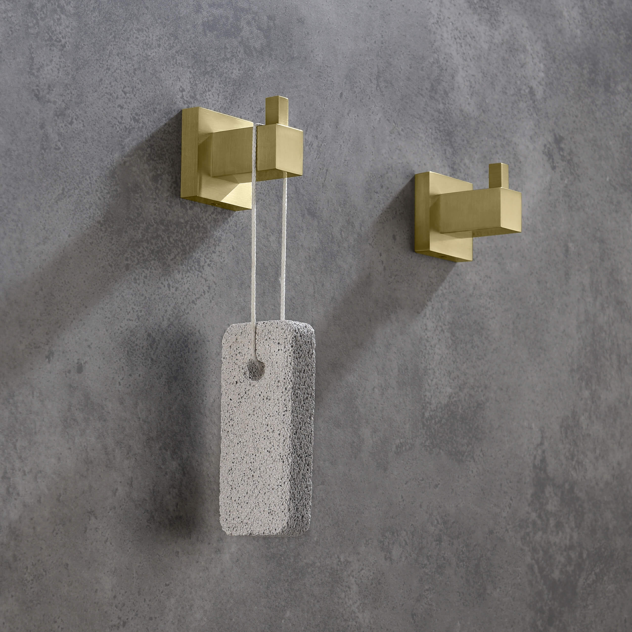 Quadra Bathroom Towel & Robe Hook 3 Count