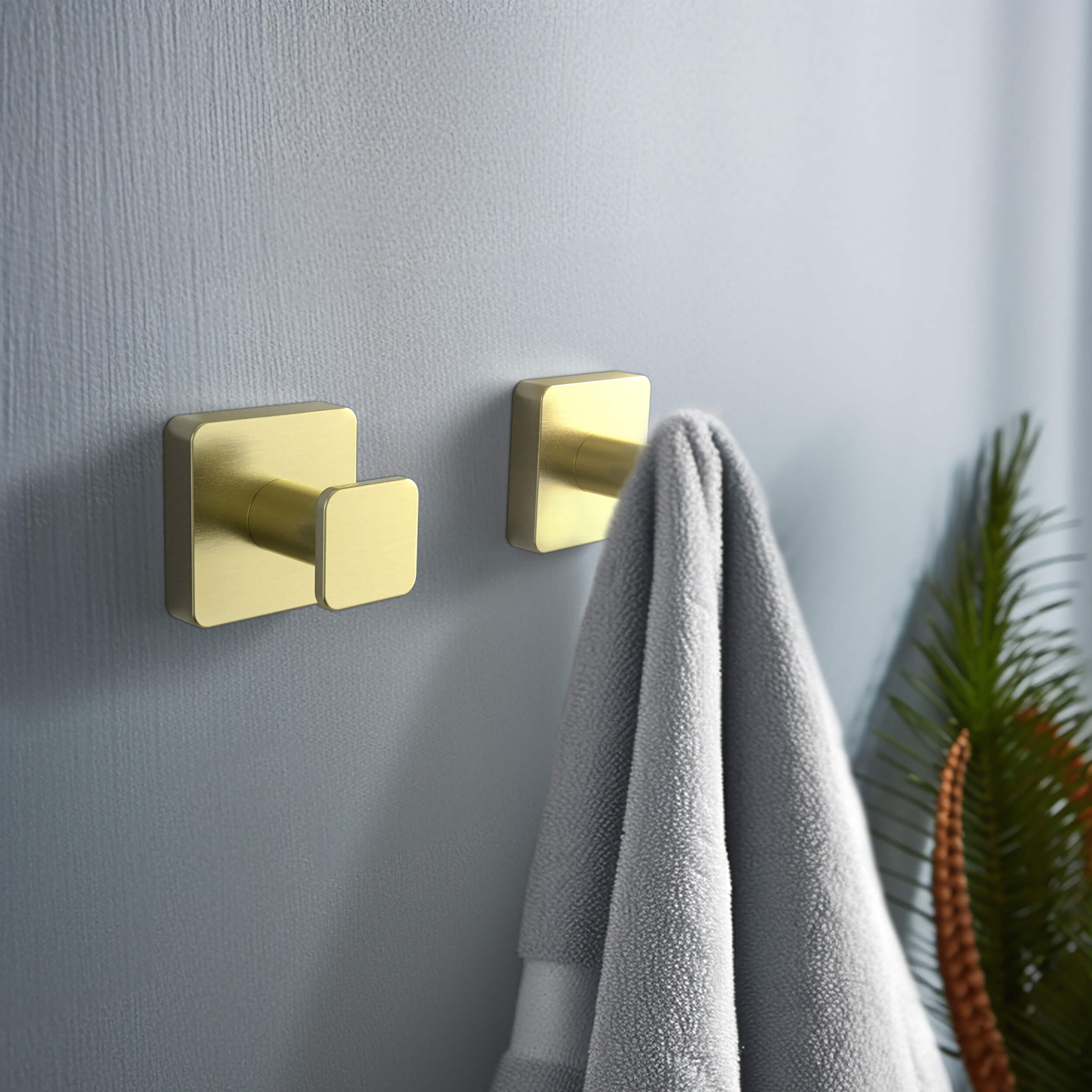 Fusion Bathroom Towel & Robe Hook 3 Count