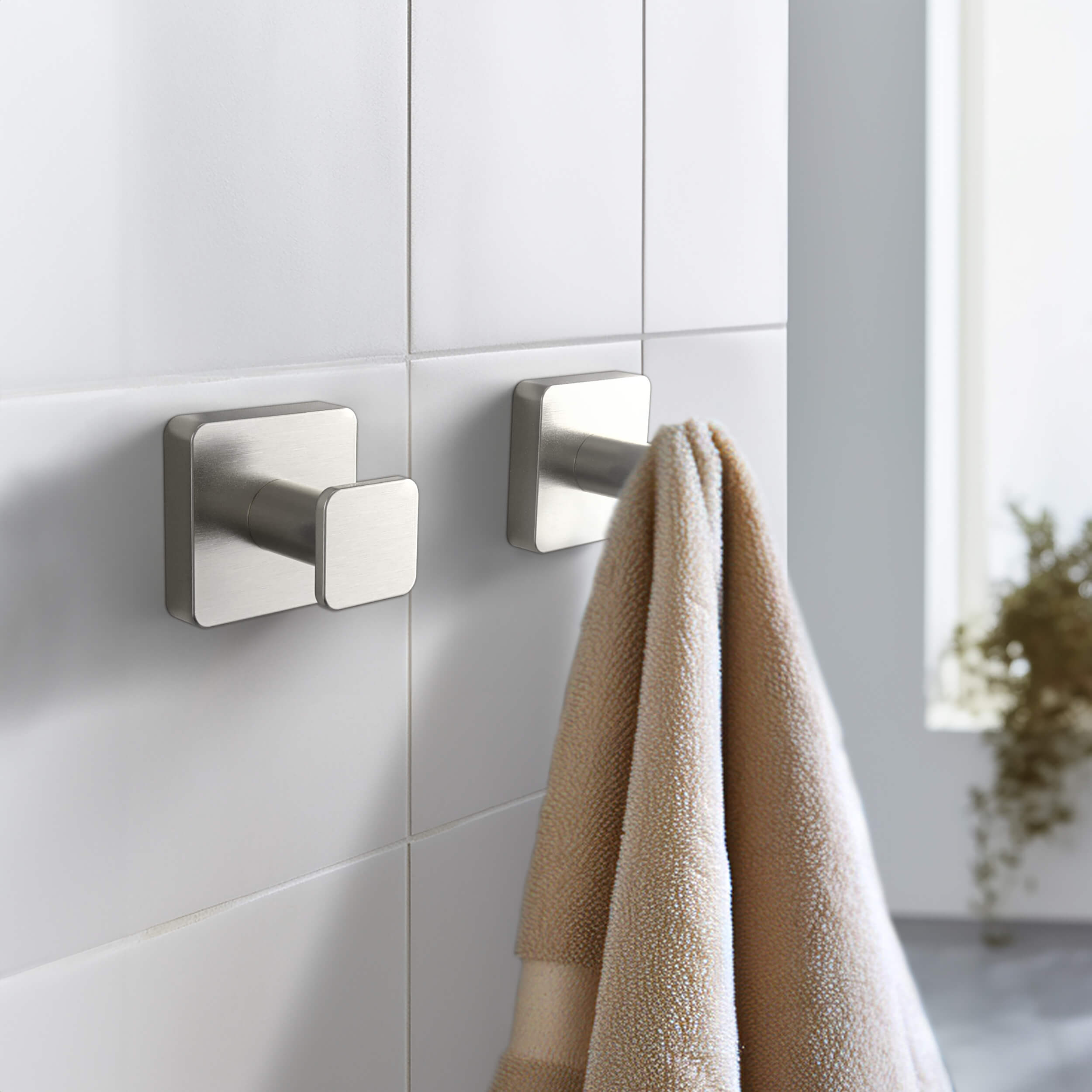 Fusion Bathroom Towel & Robe Hook 3 Count