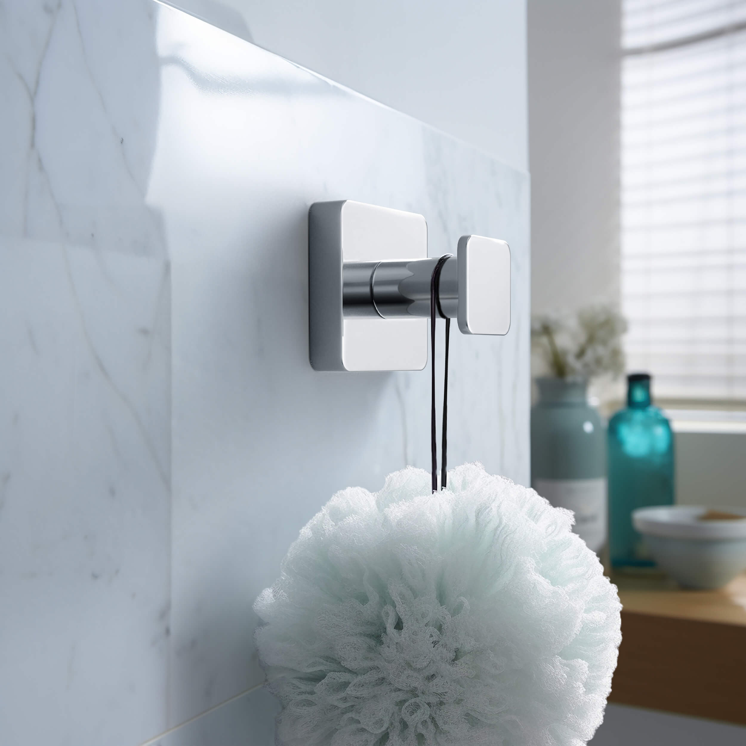 Fusion Bathroom Towel & Robe Hook 3 Count