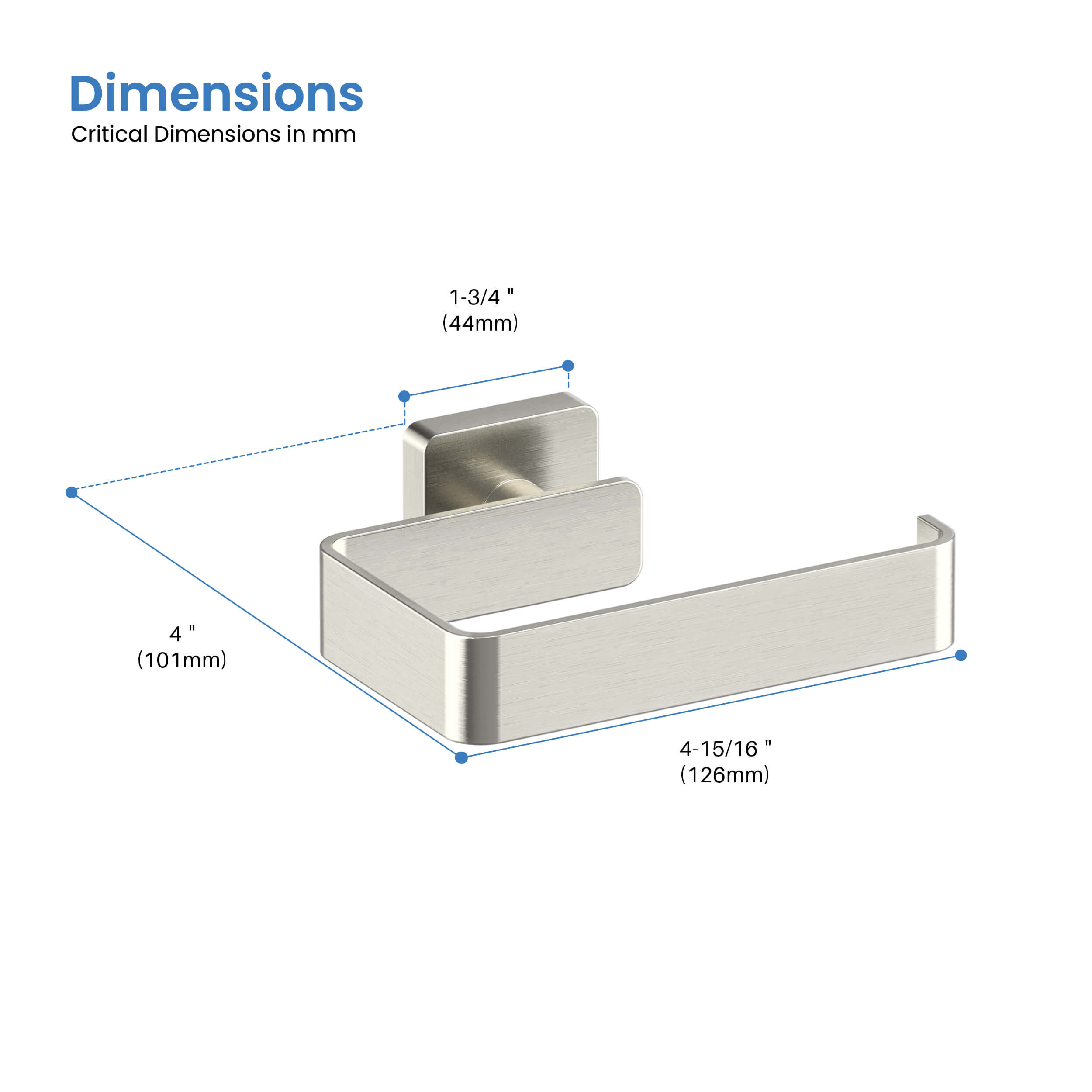 Fusion Bathroom Toilet Paper Holder