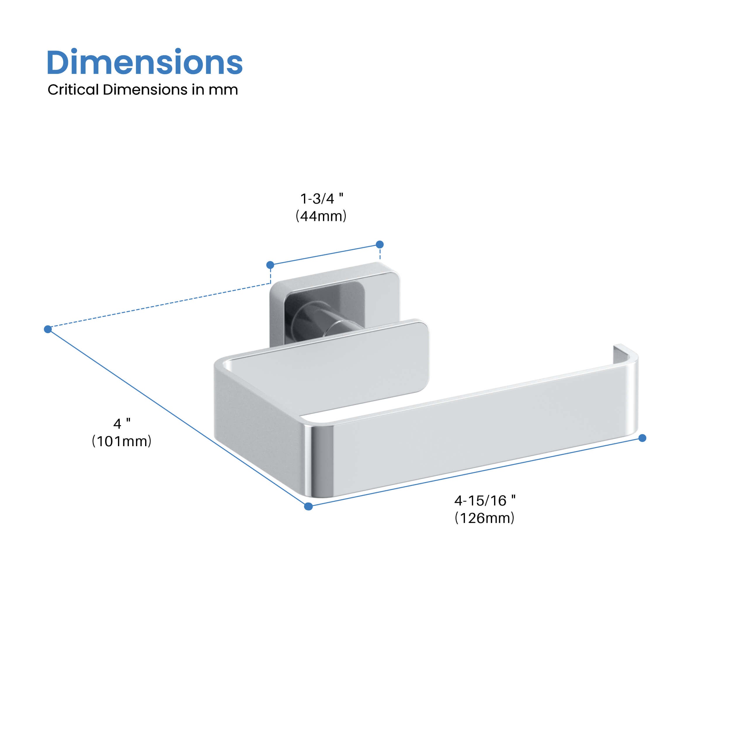 Fusion Bathroom Toilet Paper Holder
