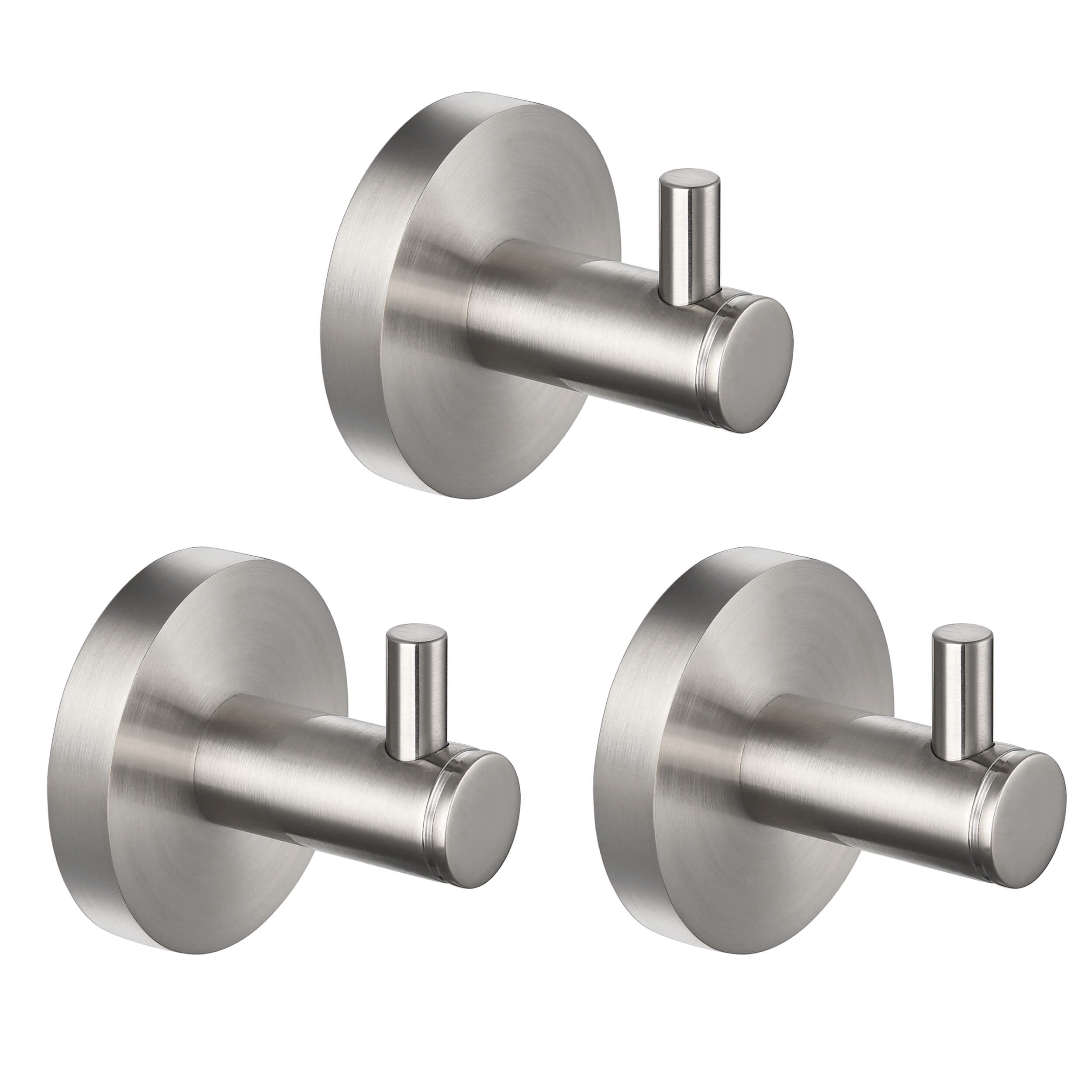 Halo Bathroom Towel & Robe Hook 3 Count