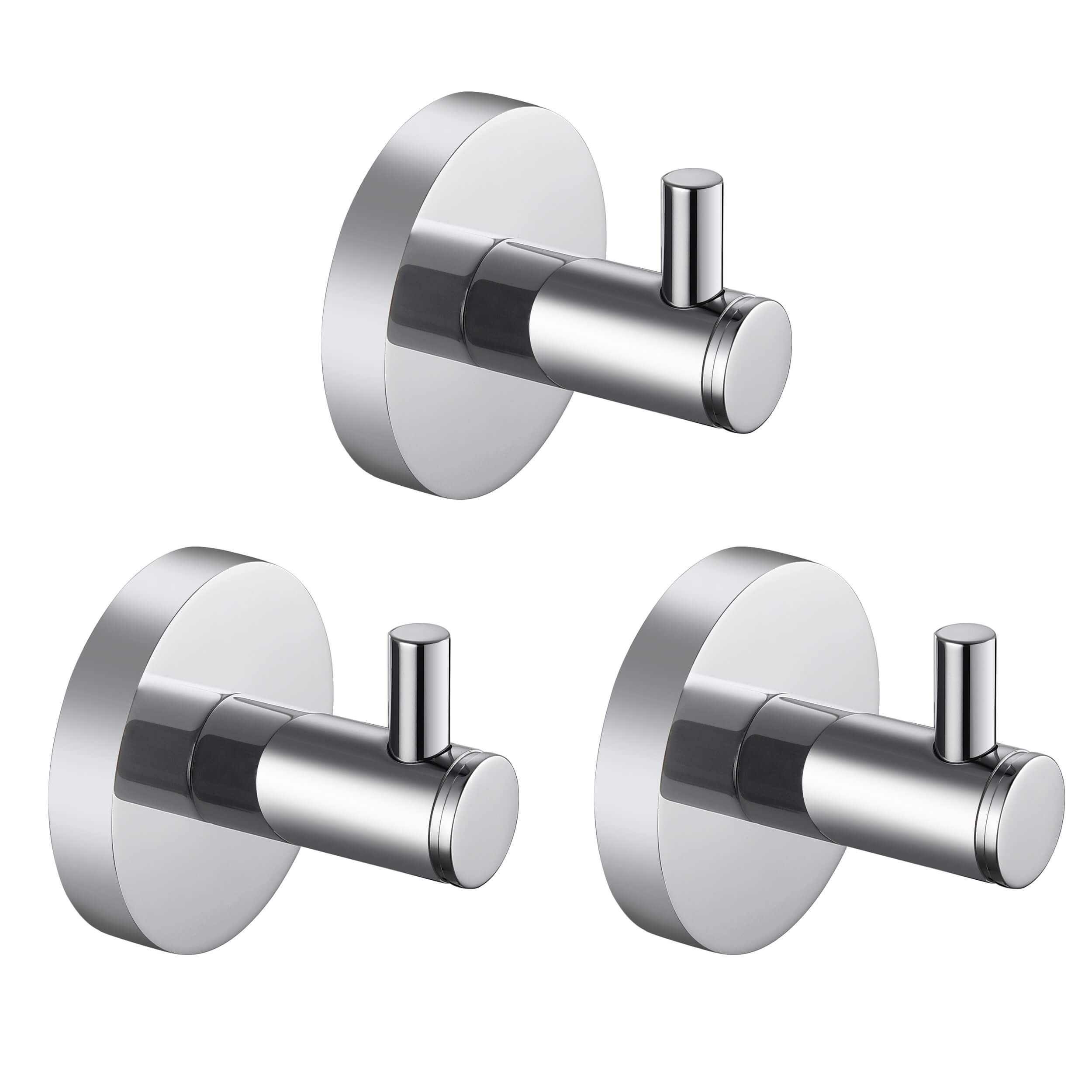 Halo Bathroom Towel & Robe Hook 3 Count