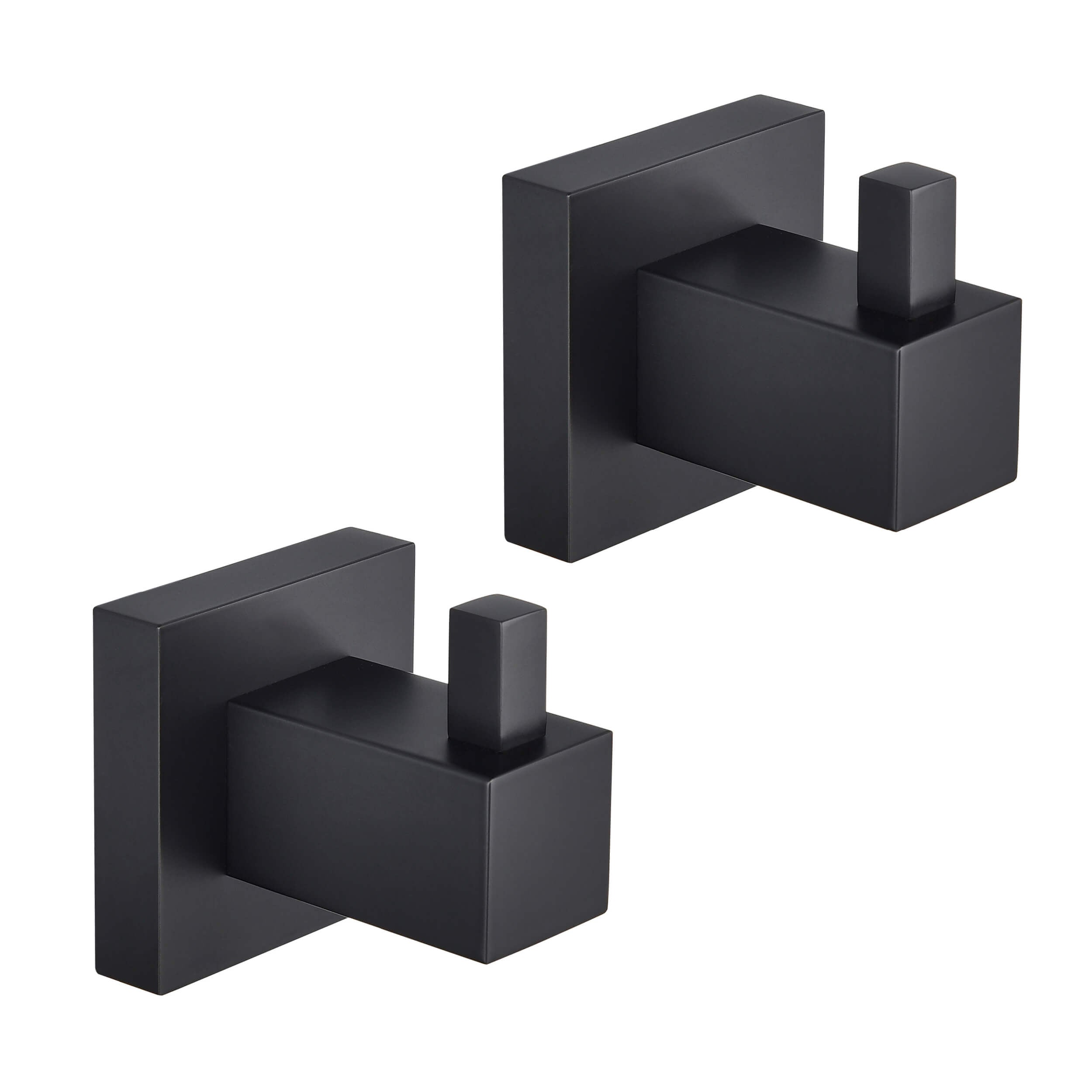 Quadra Bathroom Towel & Robe Hook 2 Count
