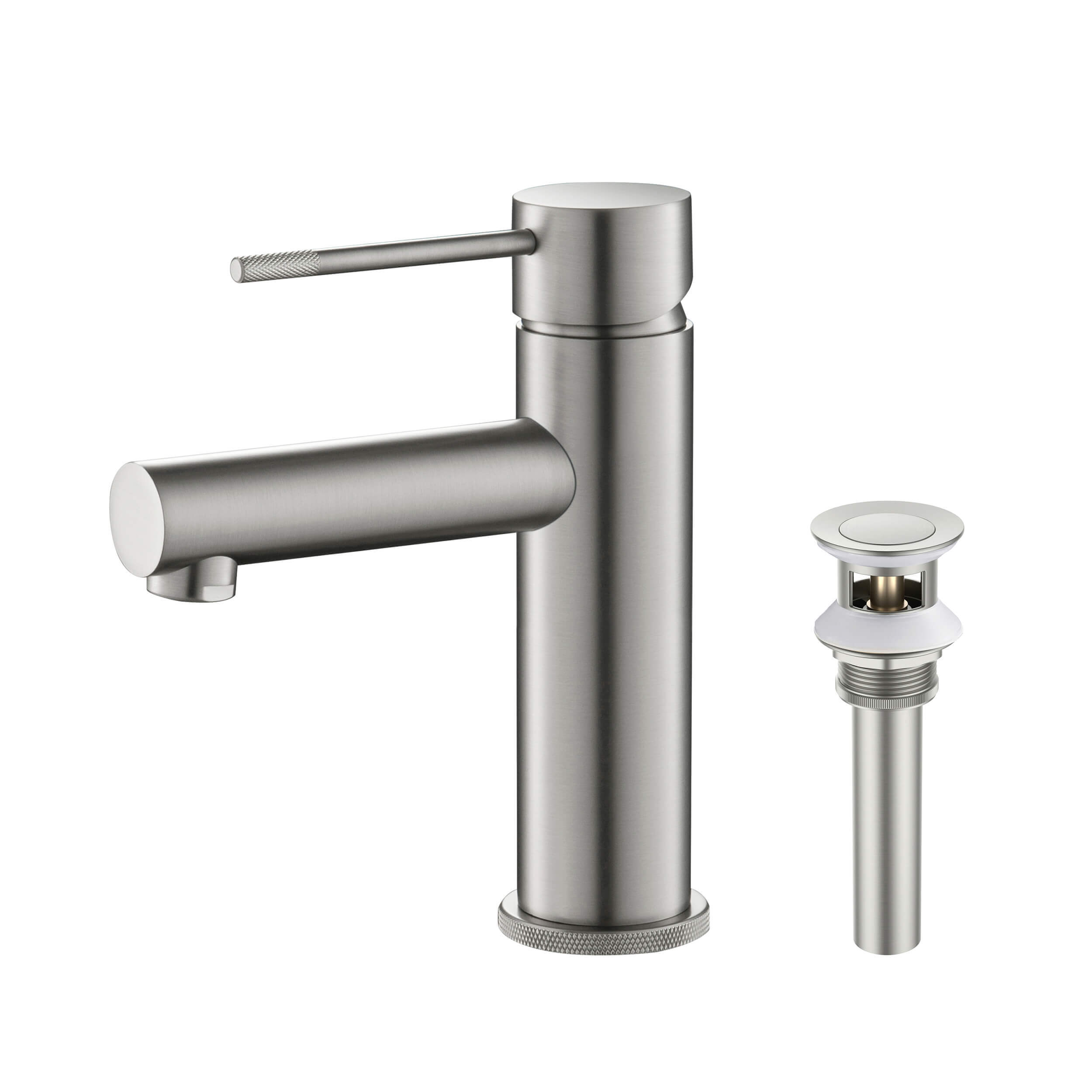 Verona Single Handle Bathroom Vanity Sink Faucet with Pop Up Drain