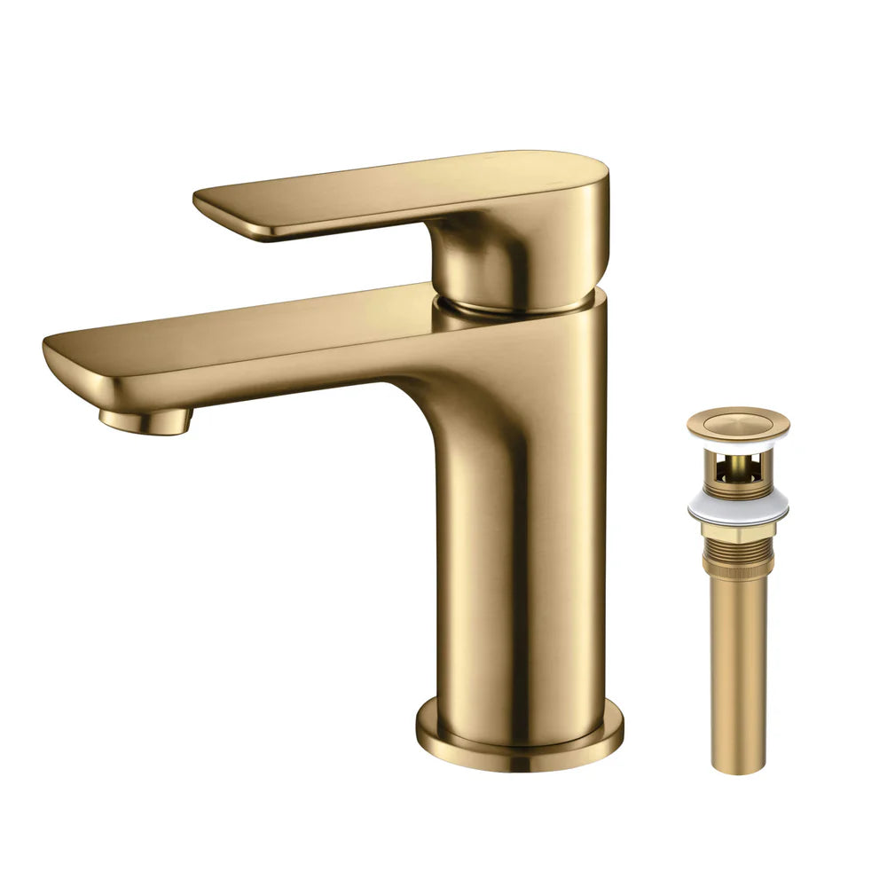 Austin Single Handle Bathroom Vanity Sink Faucet with Pop Up Drain