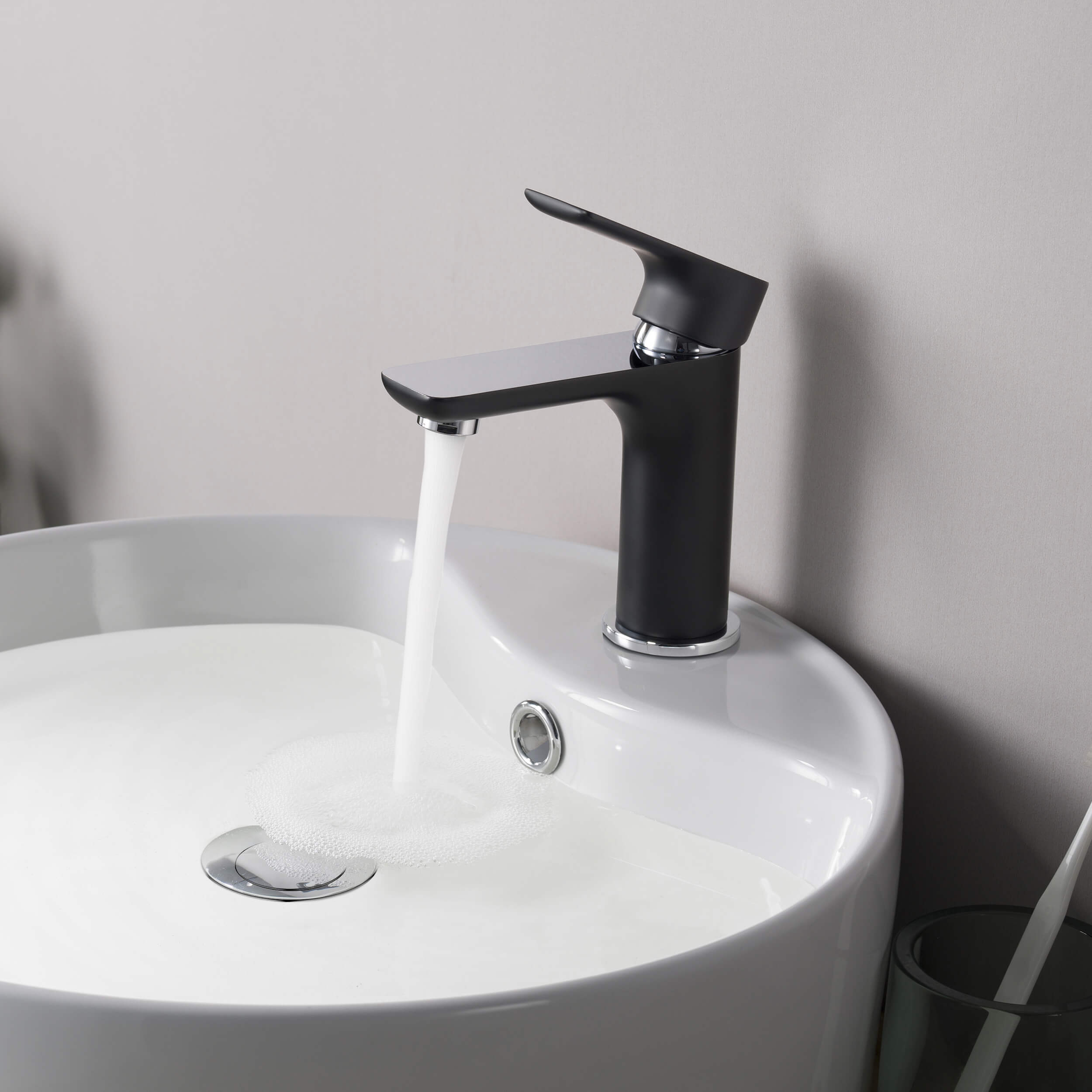 Austin Single Handle Bathroom Vanity Sink Faucet with Pop Up Drain
