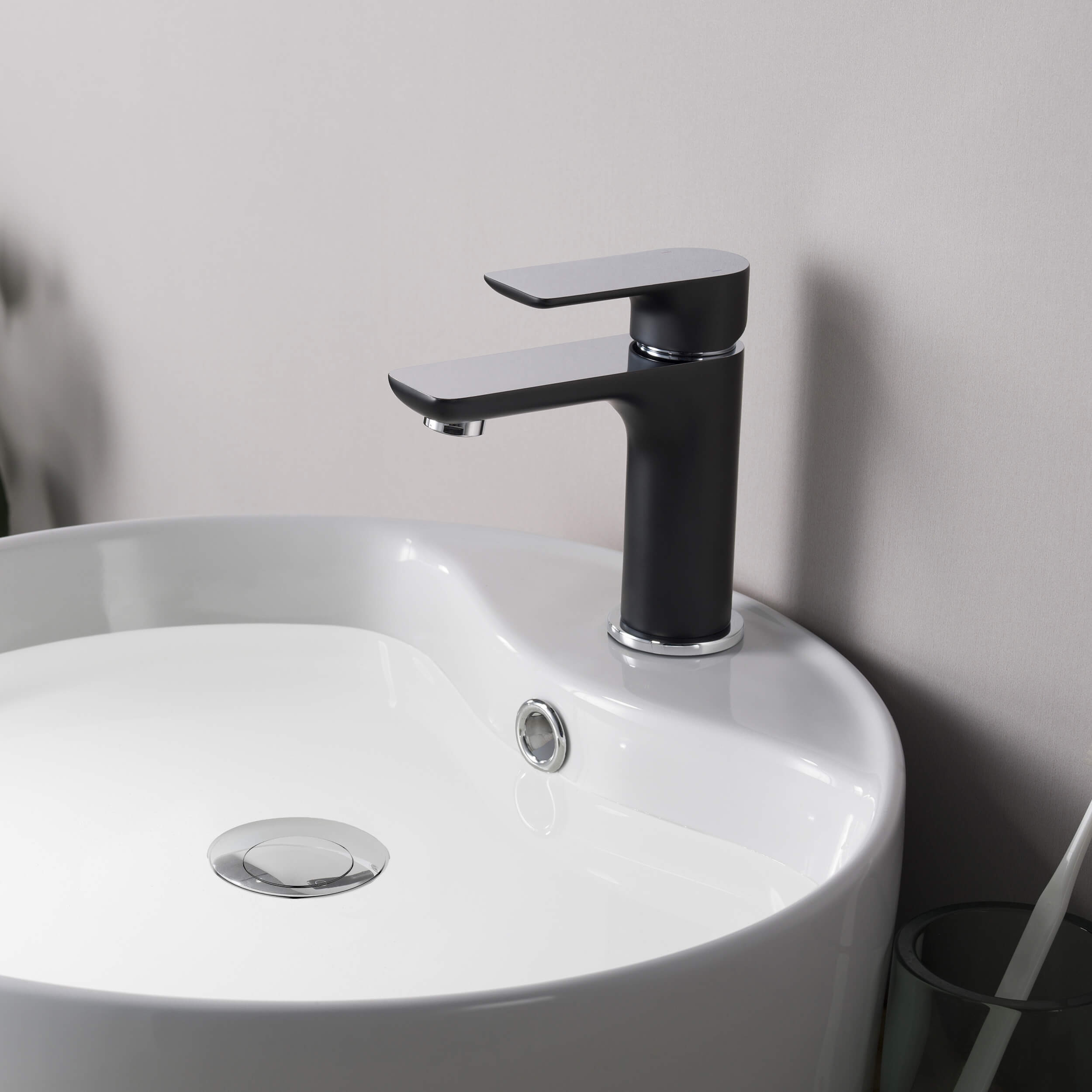Austin Single Handle Bathroom Vanity Sink Faucet with Pop Up Drain