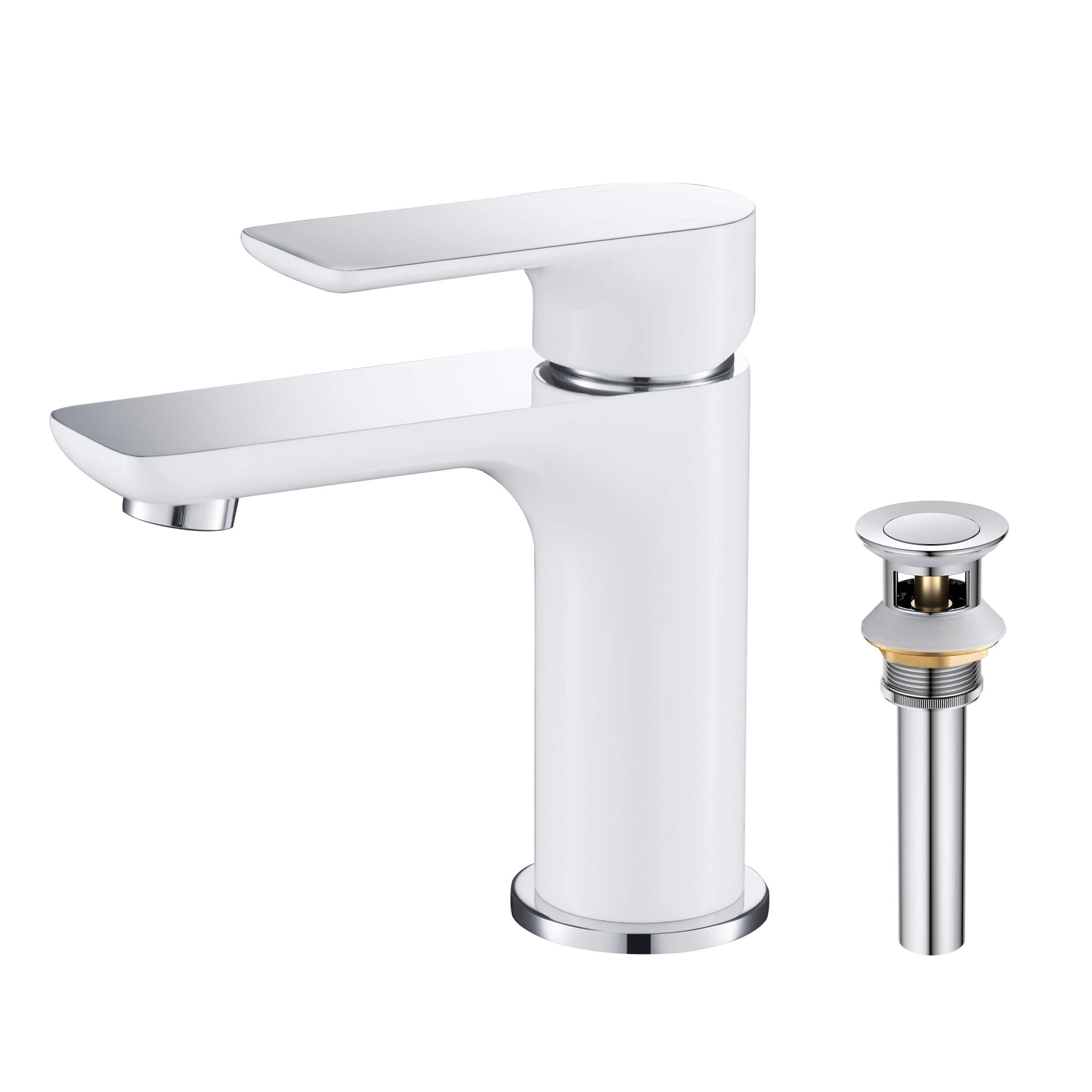 Austin Single Handle Bathroom Vanity Sink Faucet with Pop Up Drain