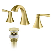 Vermont 8" Widespread Bathroom Sink Faucet with Drain Assembly