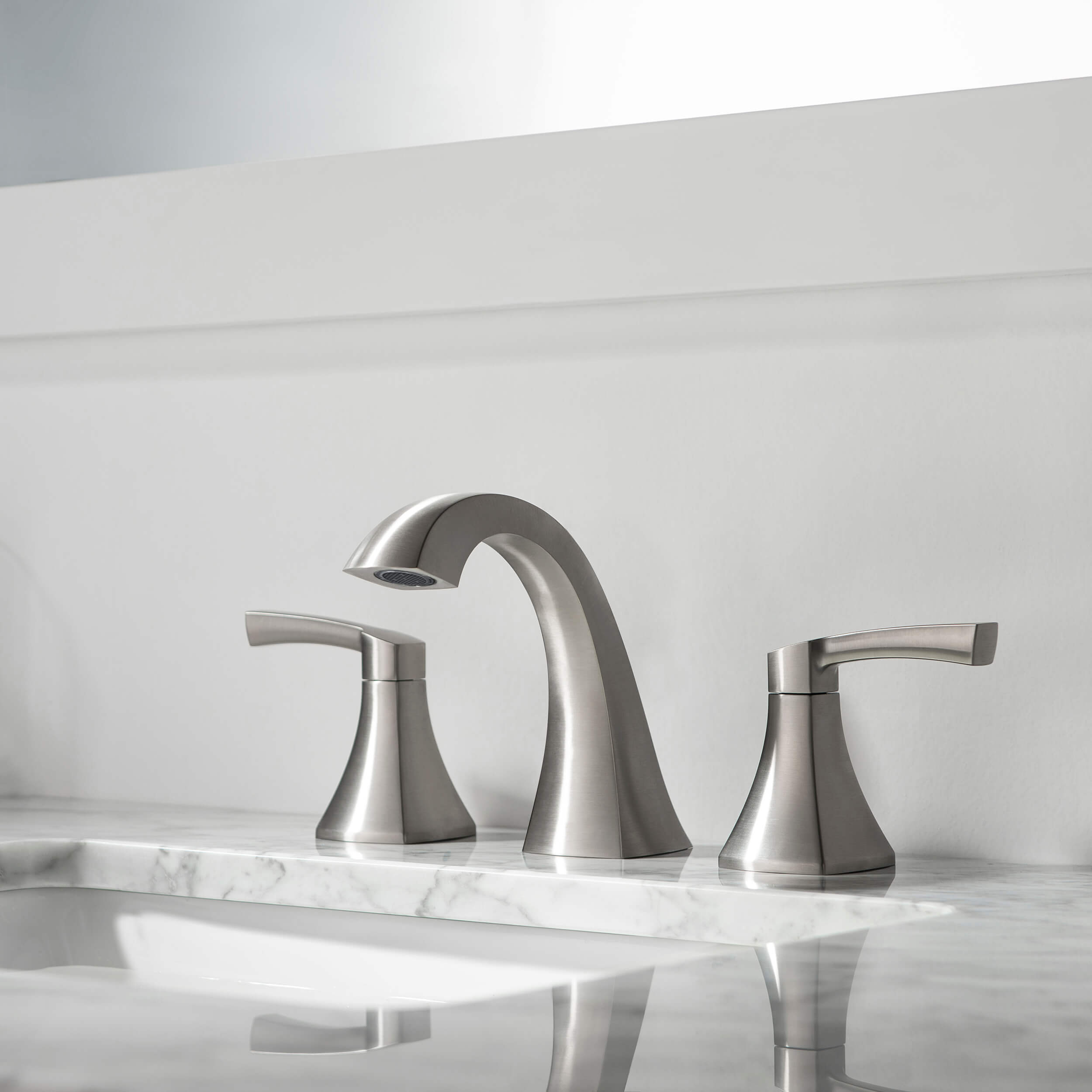 Vermont 8" Widespread Bathroom Sink Faucet with Drain Assembly