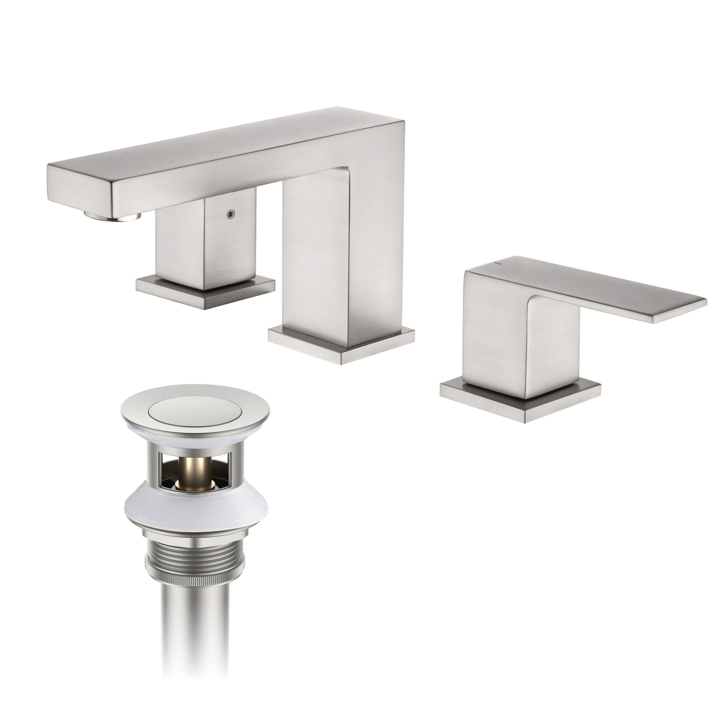 Quadra 8" Widespread Bathroom Sink Faucet with Drain Assembly