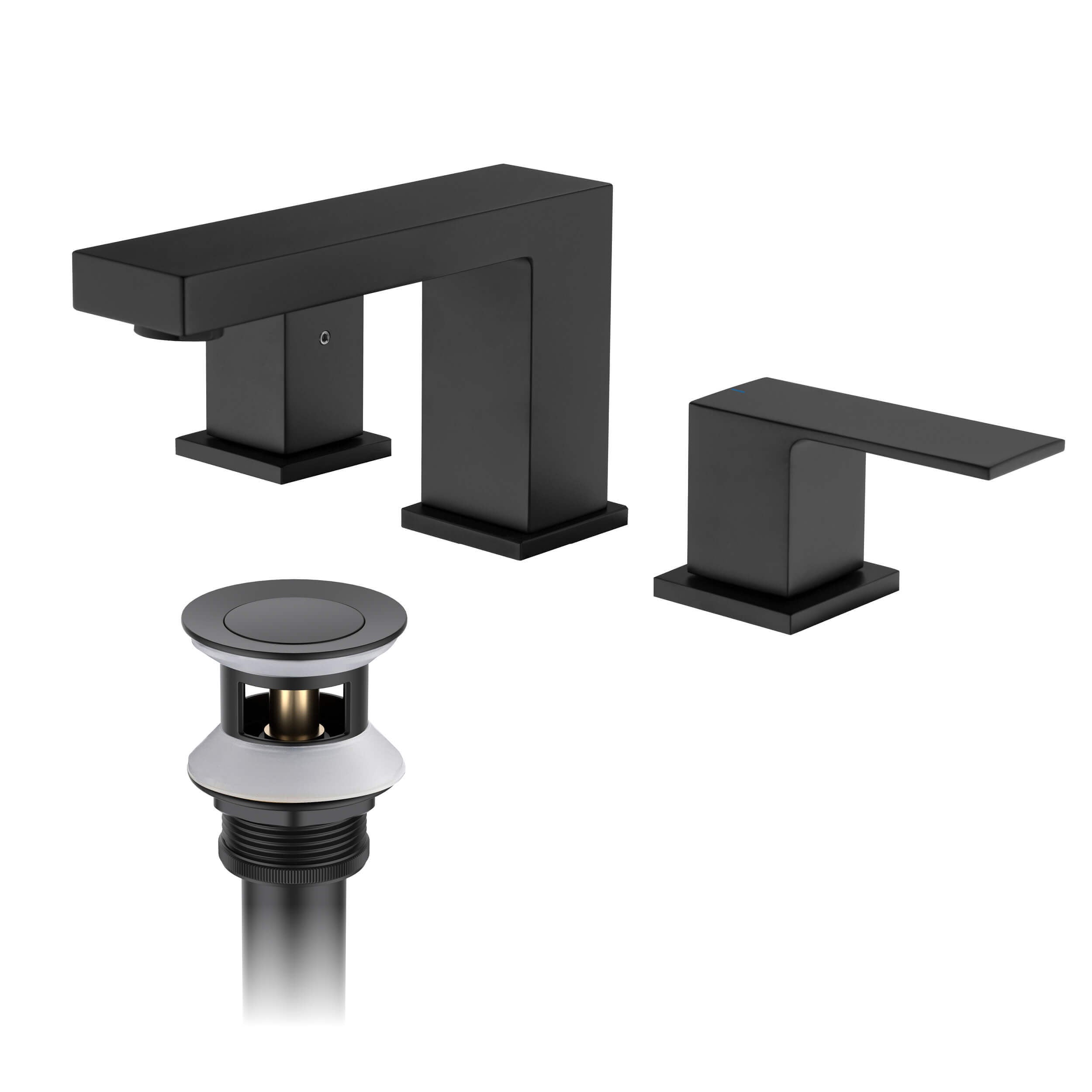 Quadra 8" Widespread Bathroom Sink Faucet with Drain Assembly