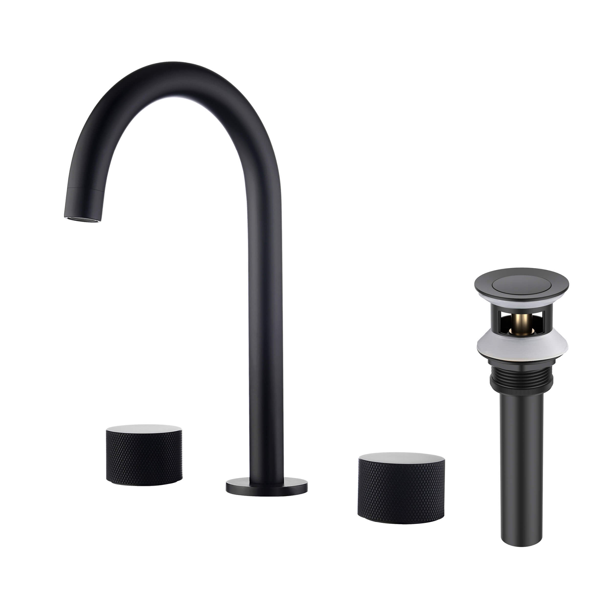 Verona 8" Widespread Bathroom Sink Faucet with Drain Assembly
