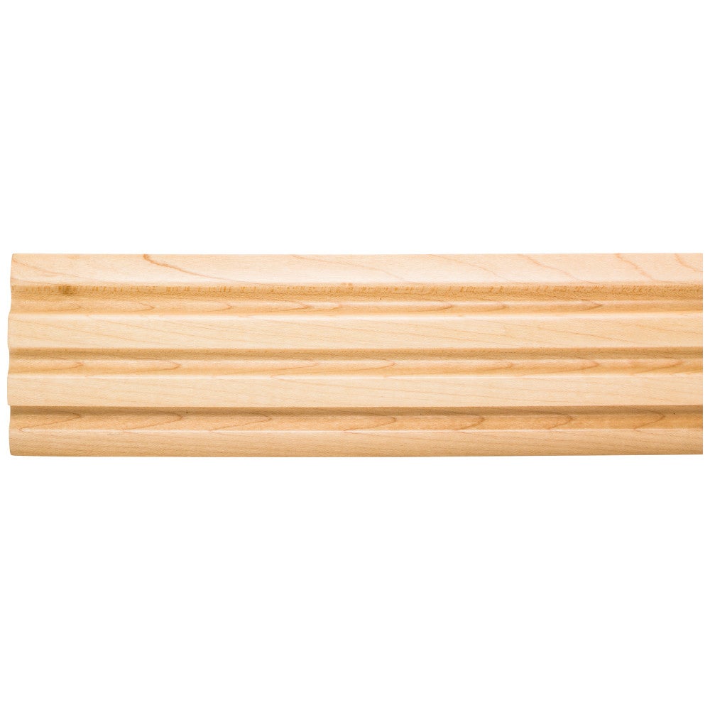 Hardware Resources 3/4" D x 2-3/4" H Oak Fluted Corner Moulding