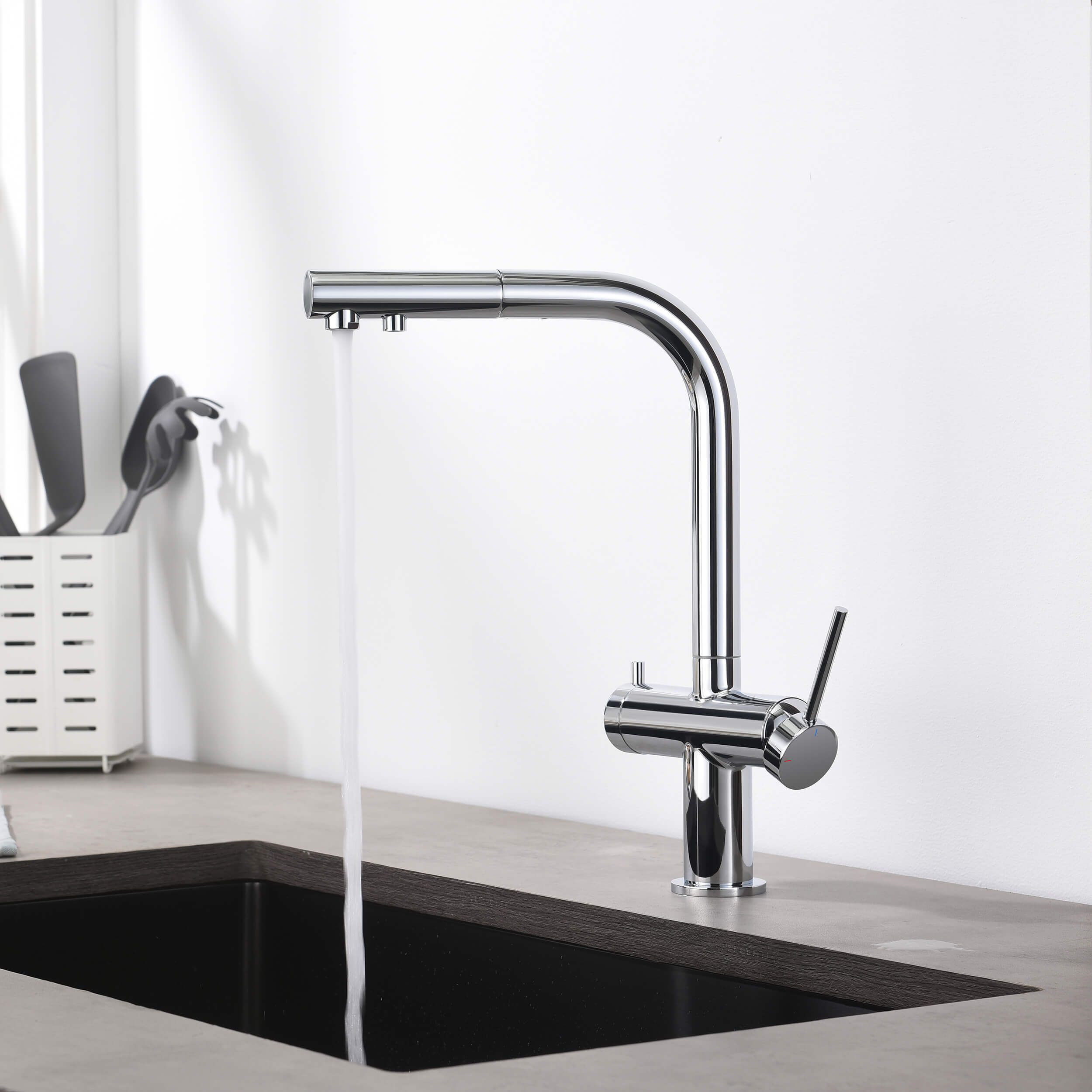 Halo 2-in-1 Pull Out Kitchen Filtration Faucet