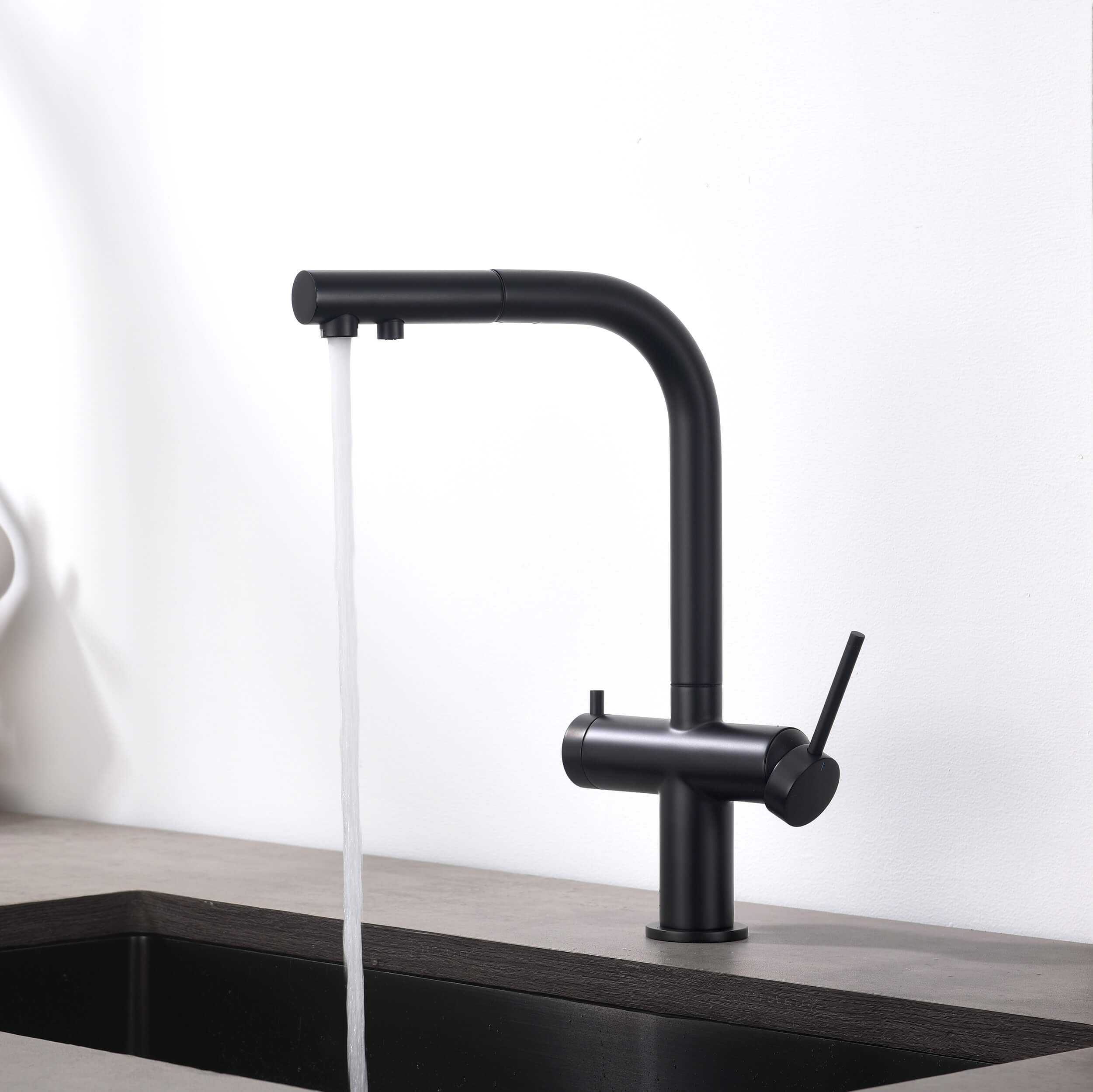 Halo 2-in-1 Pull Out Kitchen Filtration Faucet