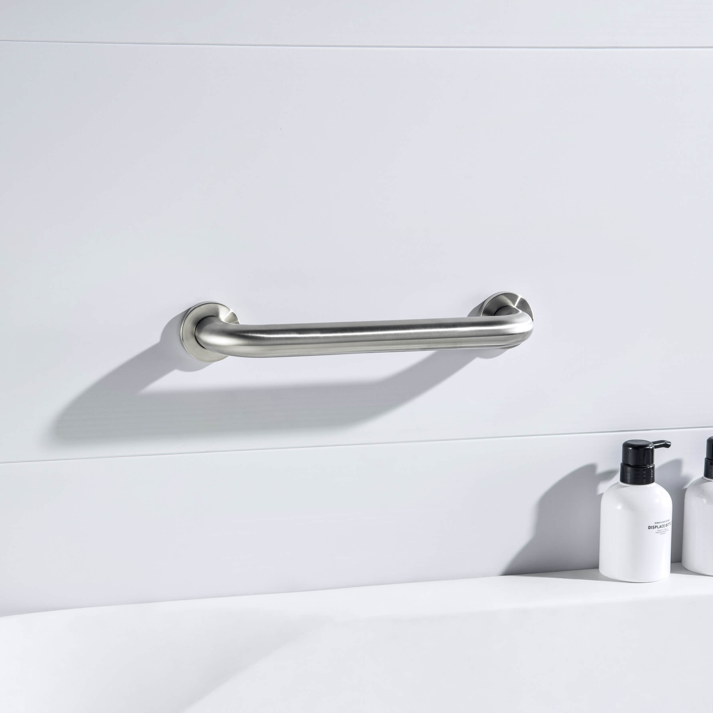 Halo 12" Stainless Steel Bathroom Safety Grab Bar