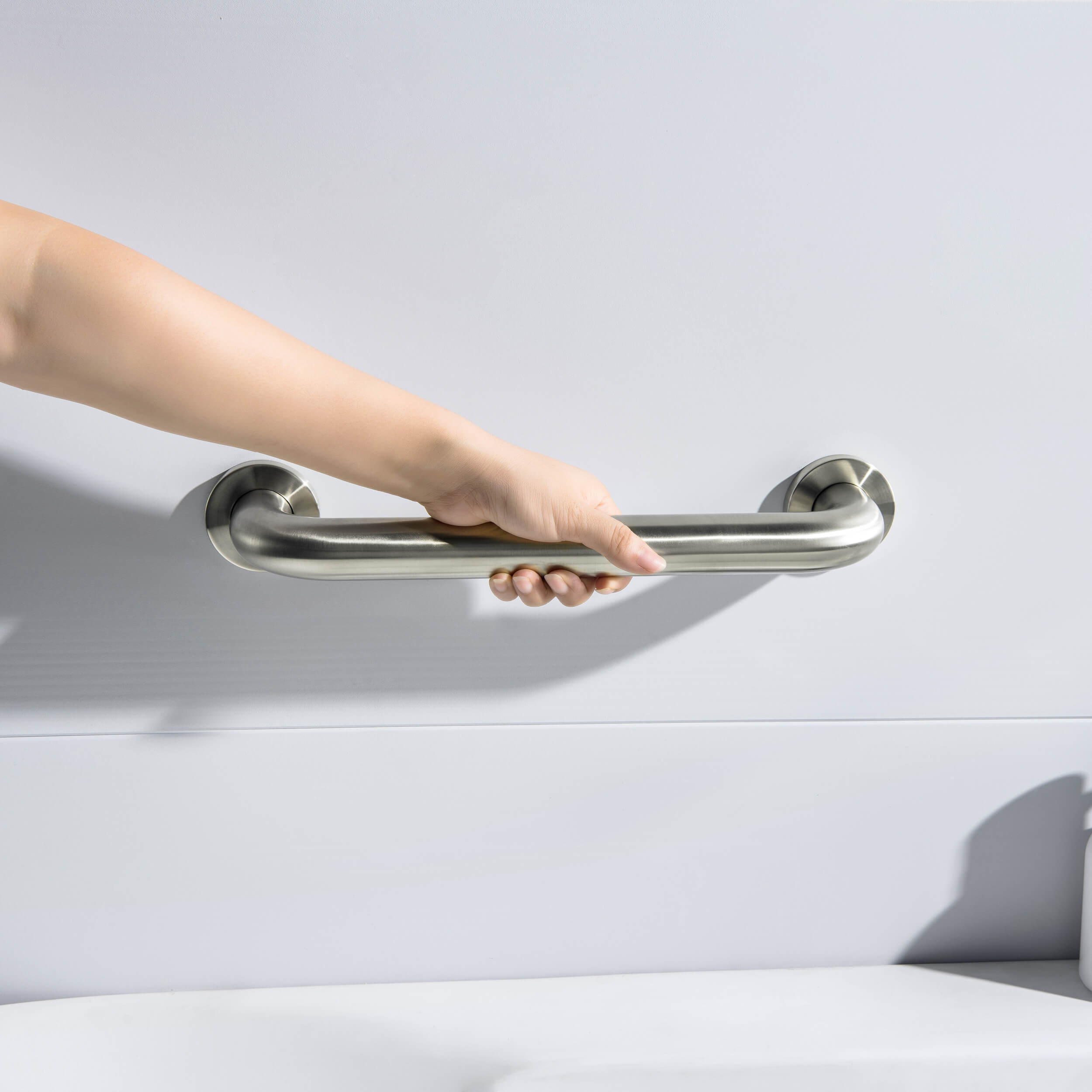 Halo 12" Stainless Steel Bathroom Safety Grab Bar