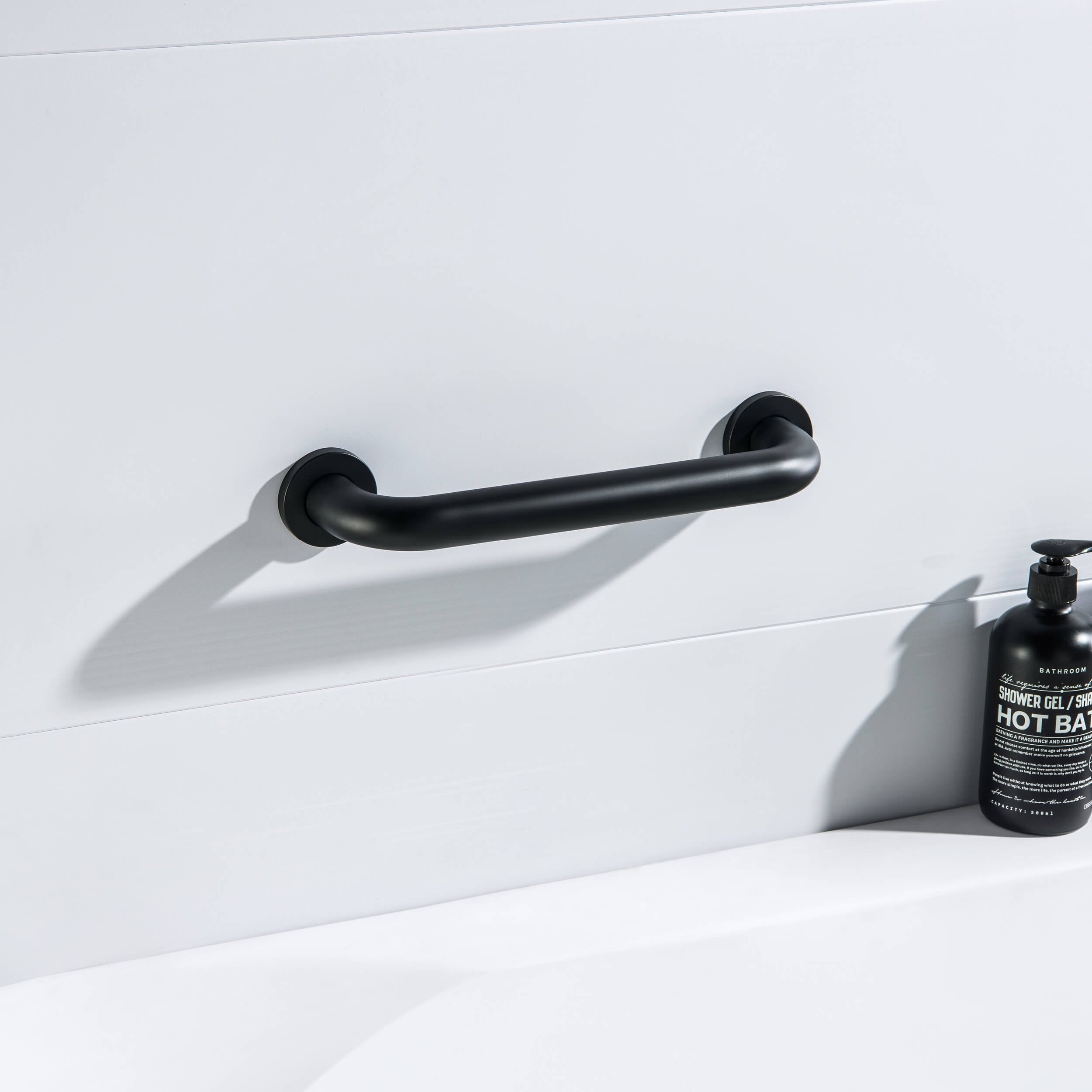 Halo 12" Stainless Steel Bathroom Safety Grab Bar