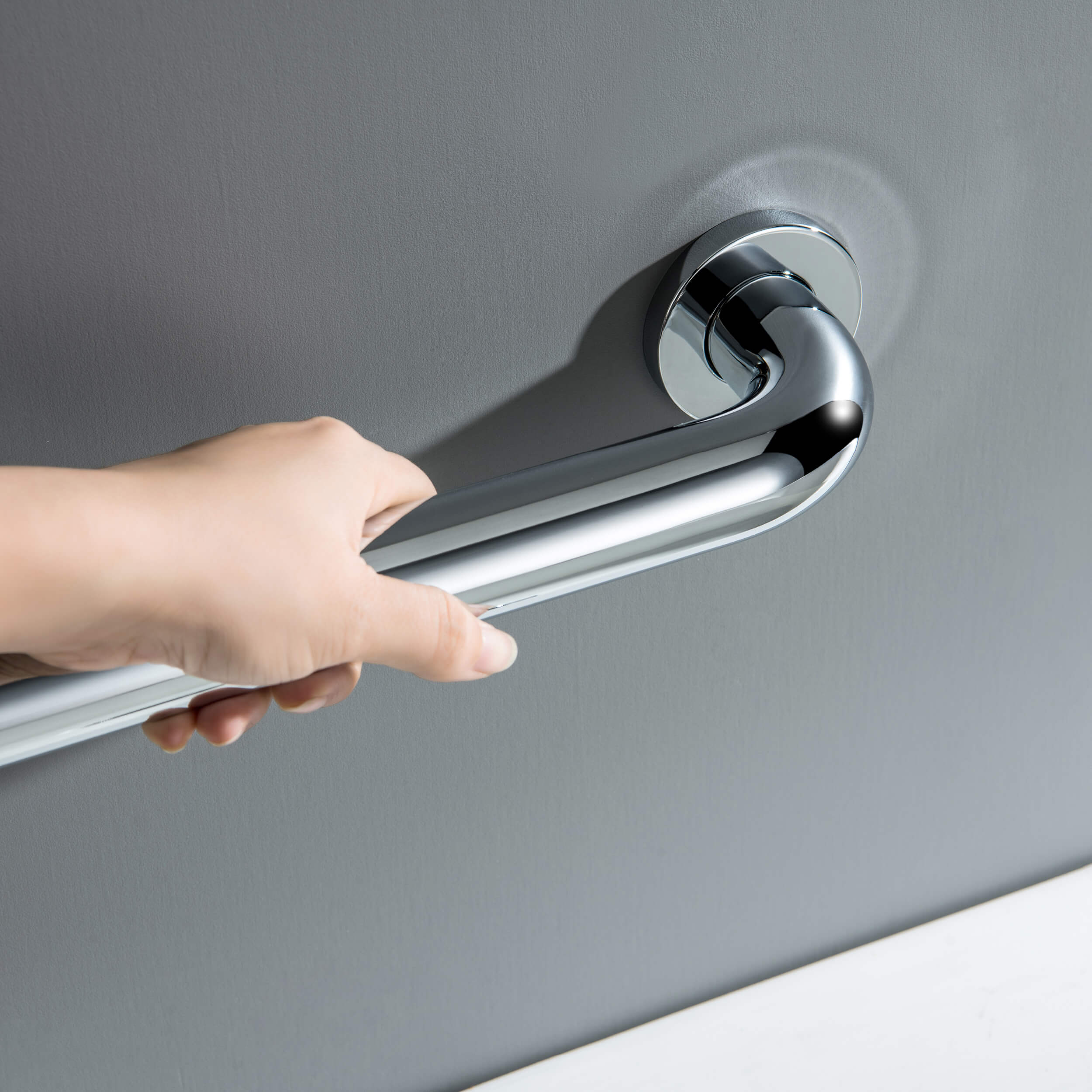 Halo 18" Stainless Steel Bathroom Safety Grab Bar