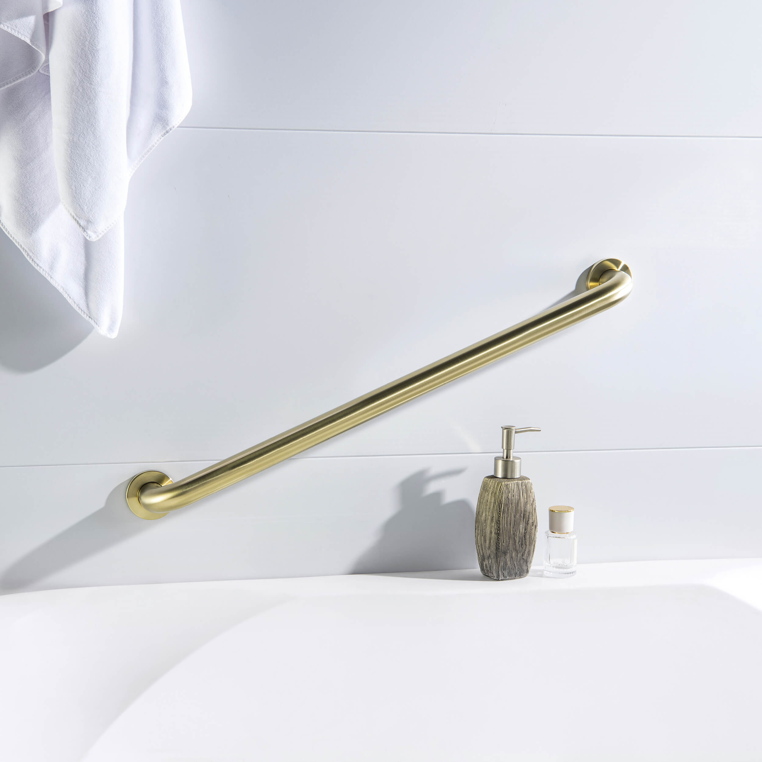 Halo 24" Stainless Steel Bathroom Safety Grab Bar