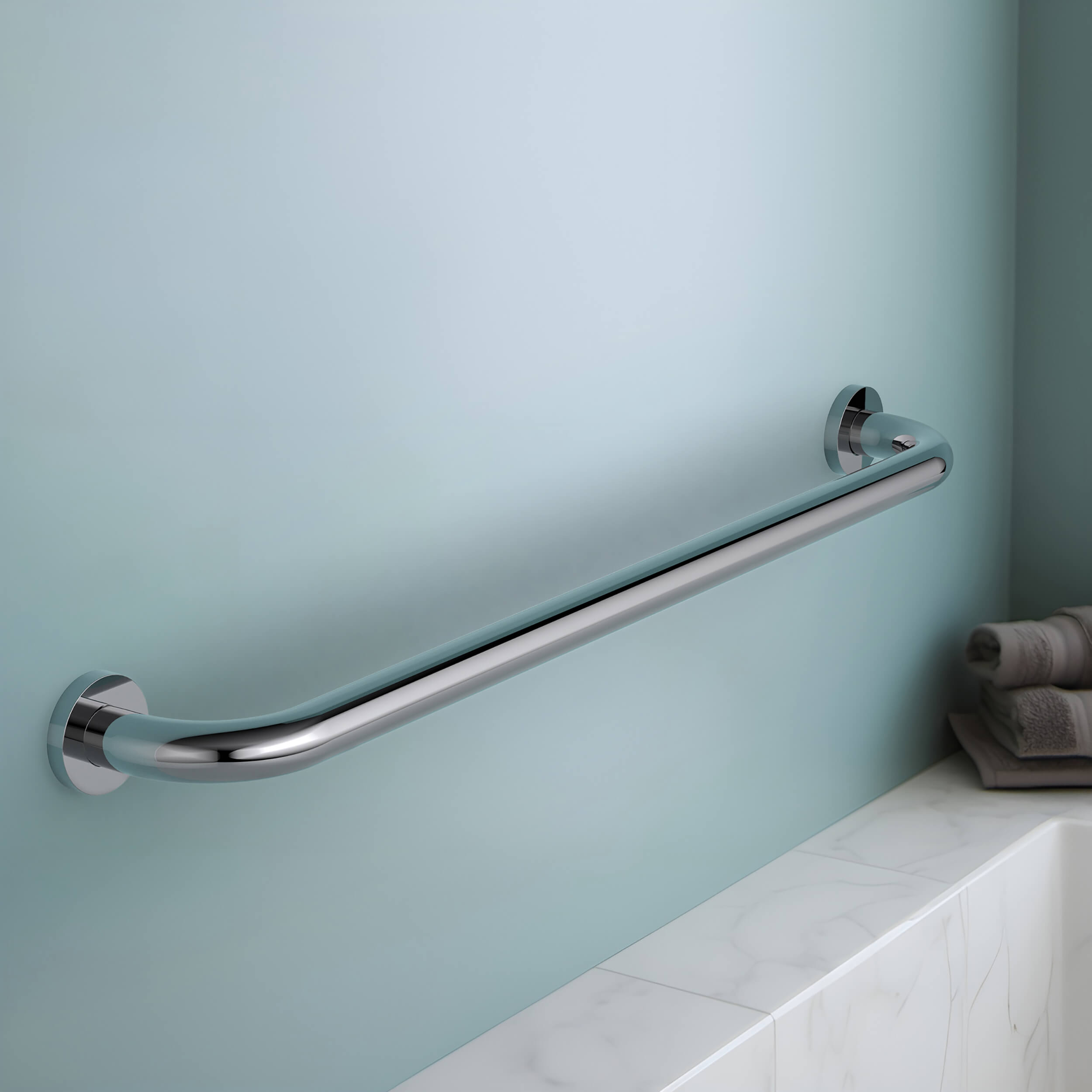 Halo 24" Stainless Steel Bathroom Safety Grab Bar