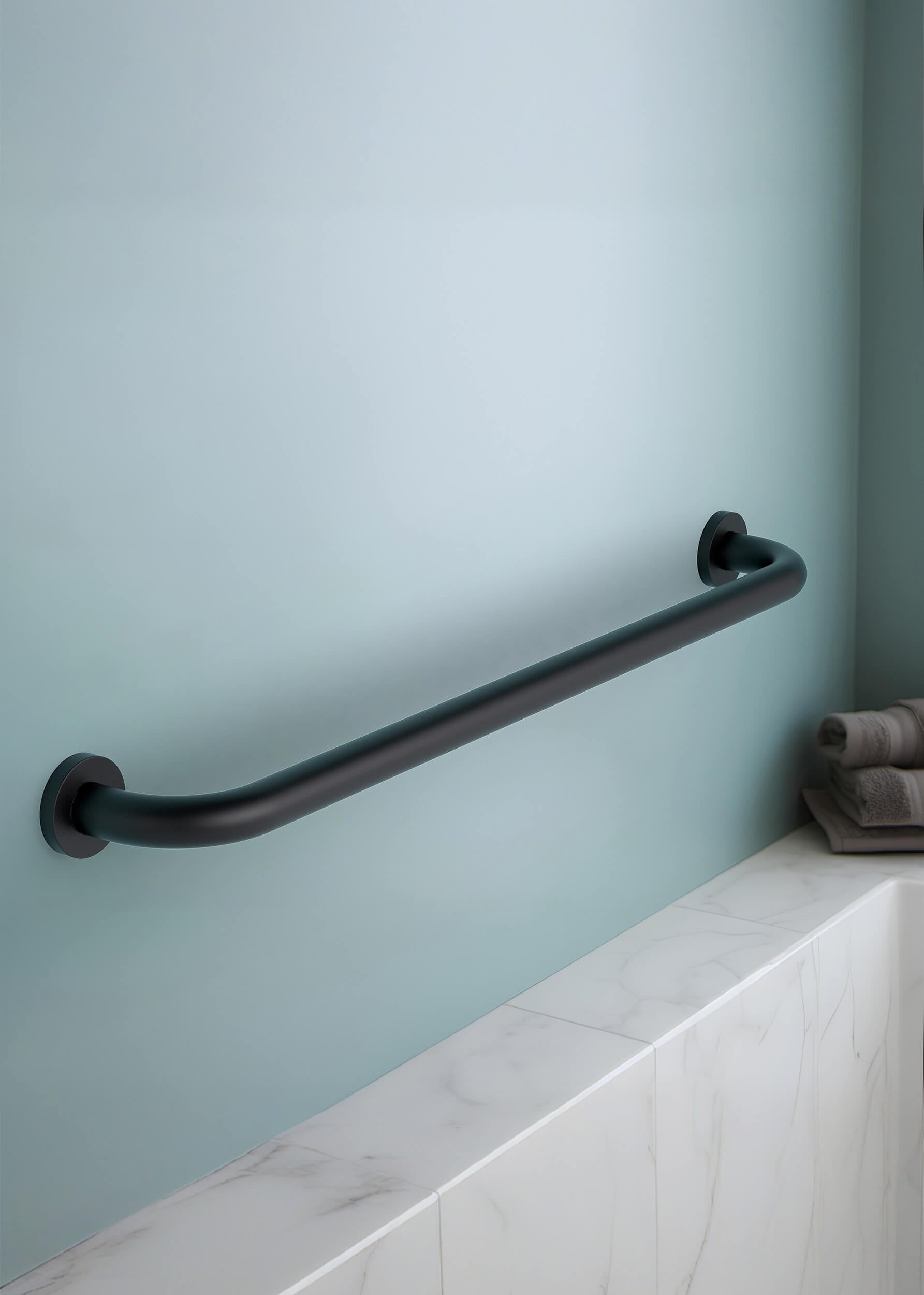 Halo 24" Stainless Steel Bathroom Safety Grab Bar