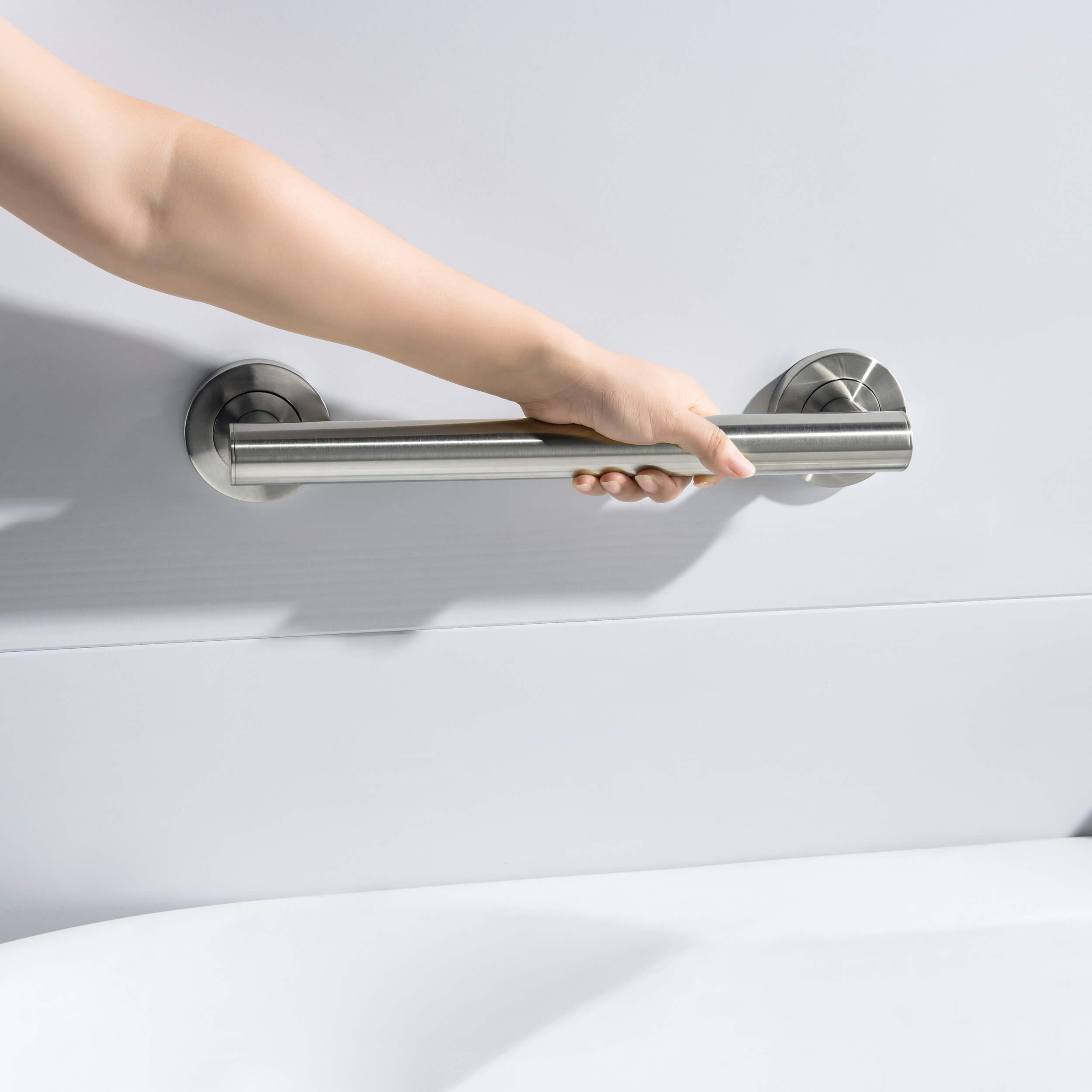 Casa 12" Stainless Steel Bathroom Safety Grab Bar