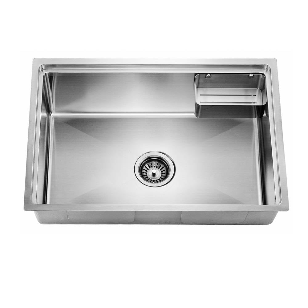 Dawn Handmade Stainless Steel Undermount Small Corner Radius Single Bowl  Kitchen Sink SRU241610-N