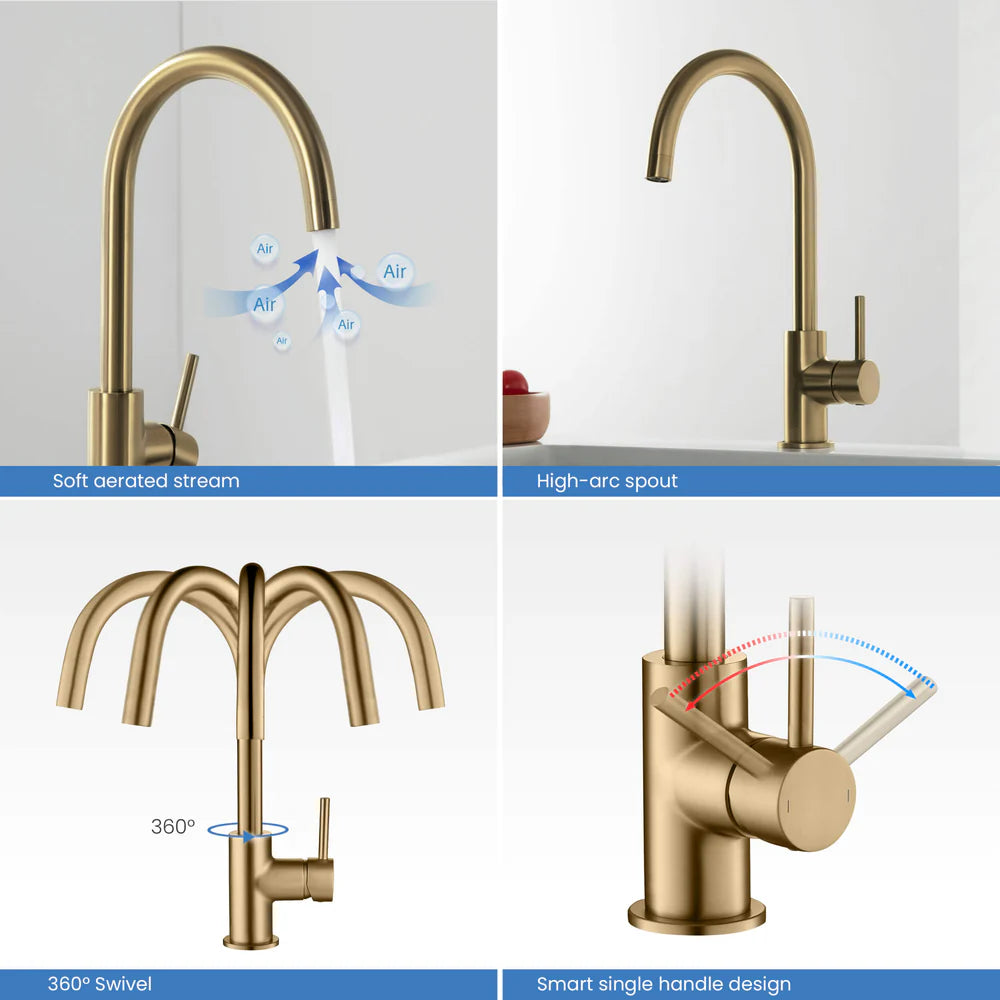 Halo Single Handle Bar Sink Faucet