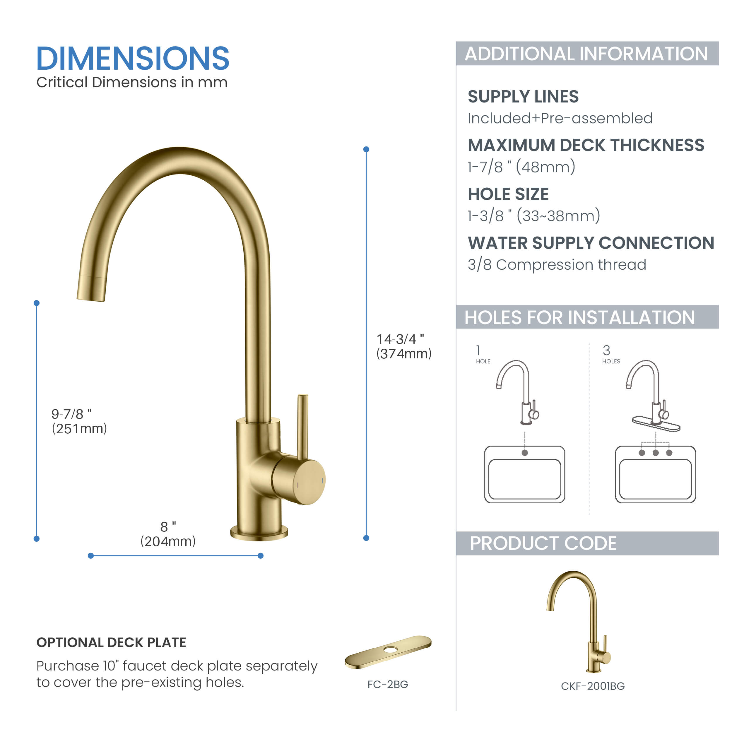 Halo Single Handle Bar Sink Faucet