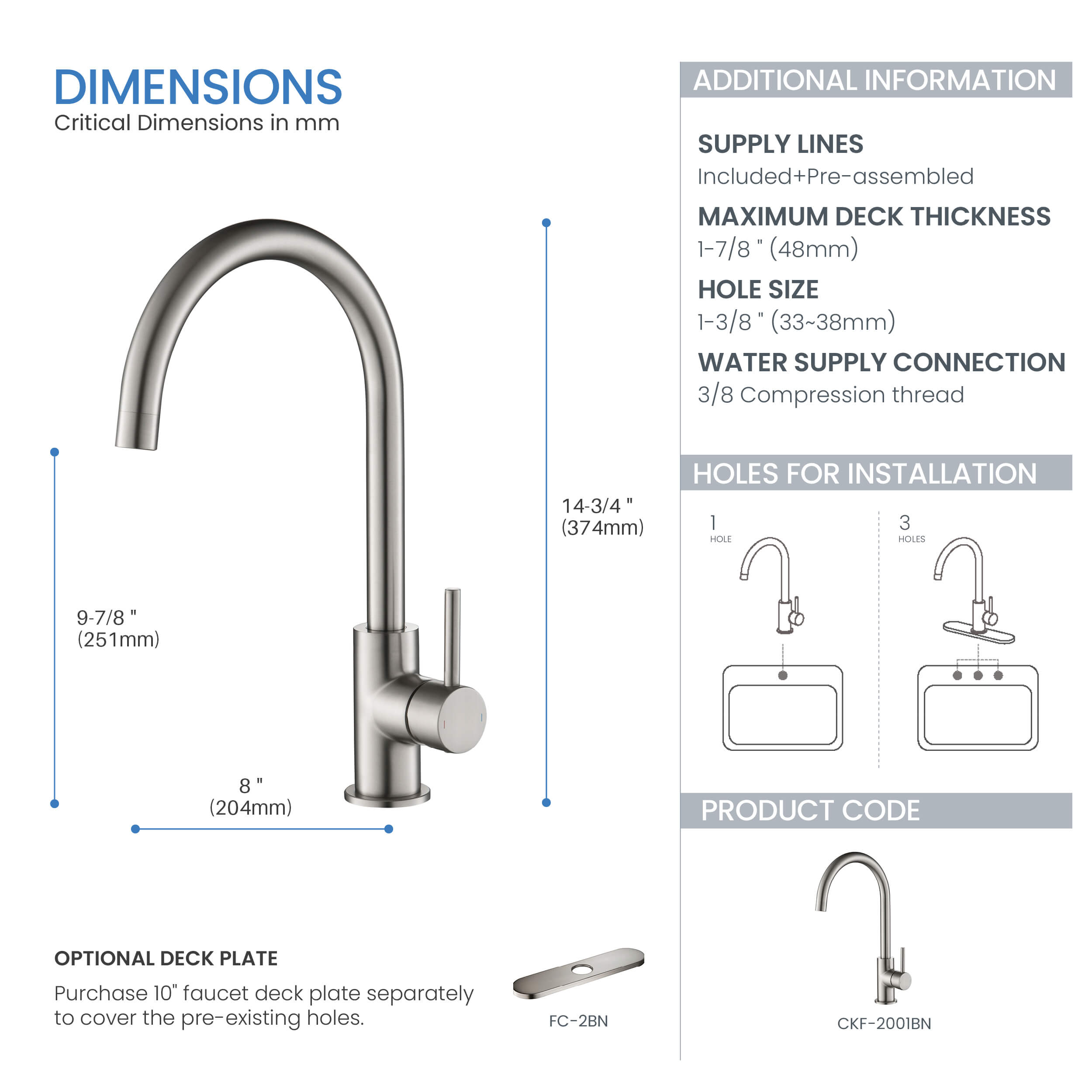 Halo Single Handle Bar Sink Faucet