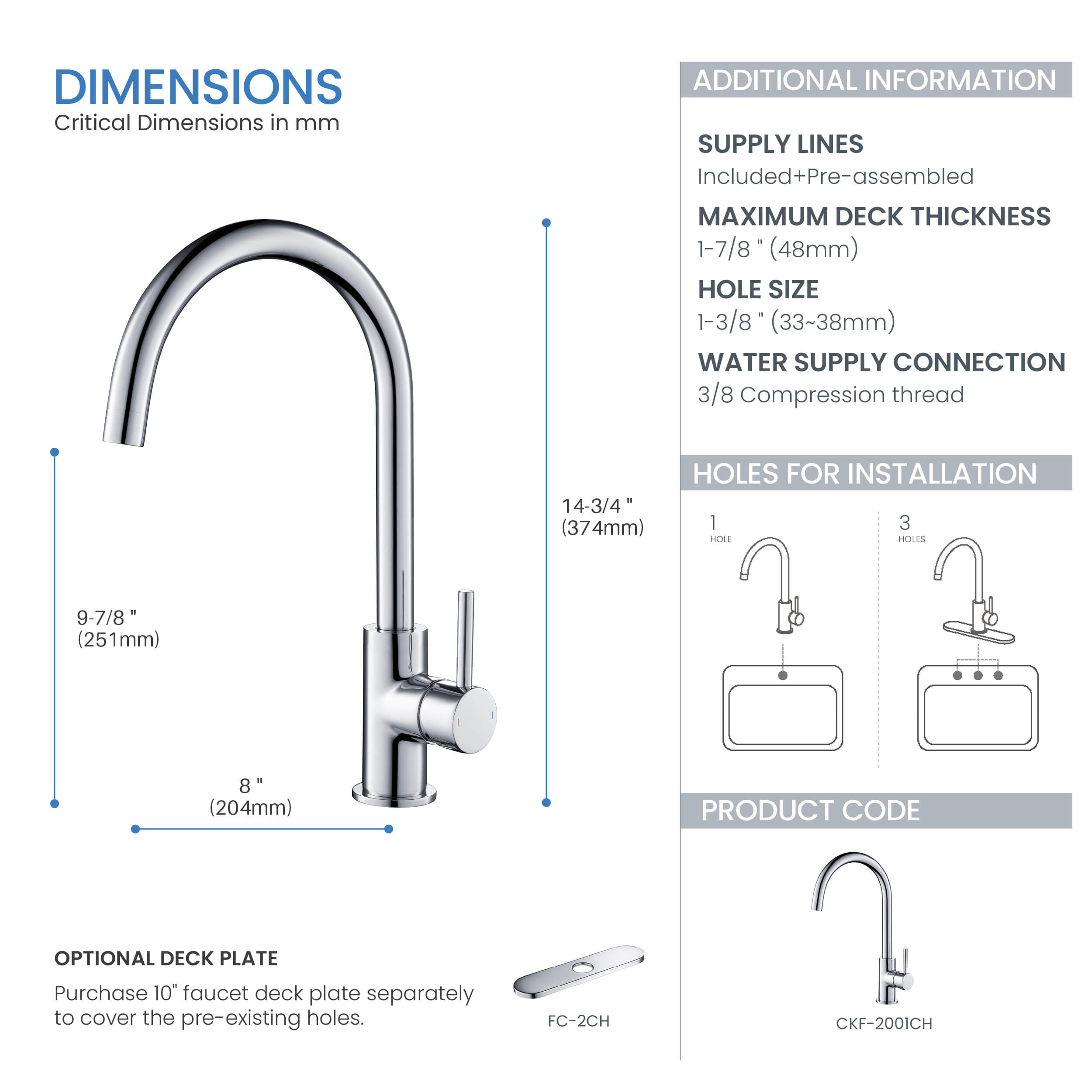 Halo Single Handle Bar Sink Faucet