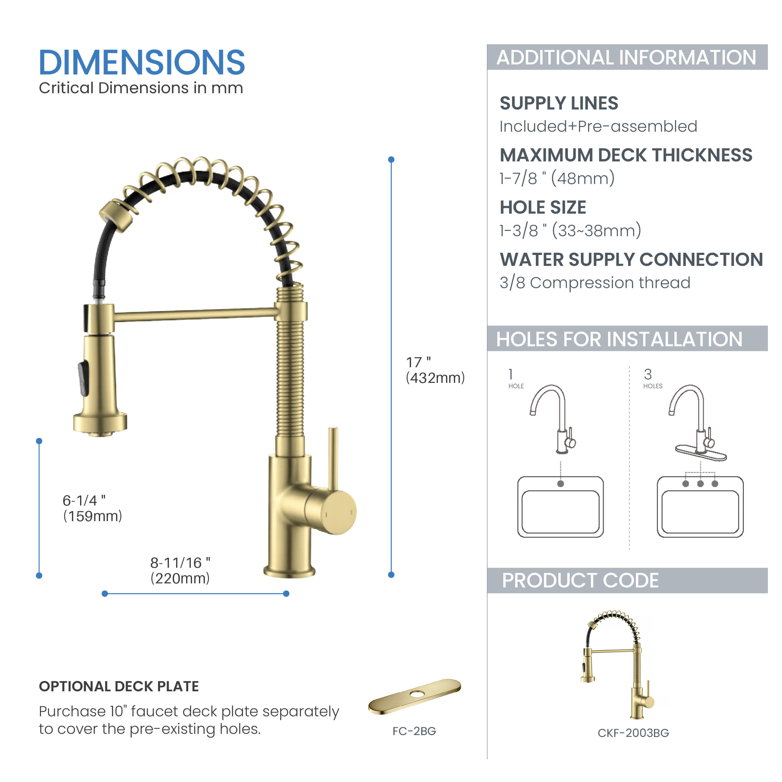 Genova Commercial Style Single Handle Pull Down Kitchen Sink Faucet