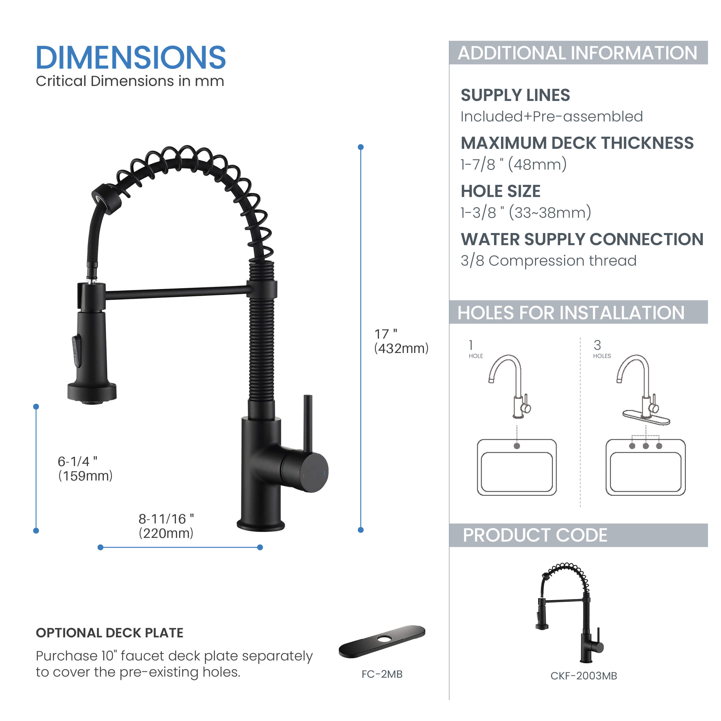 Genova Commercial Style Single Handle Pull Down Kitchen Sink Faucet