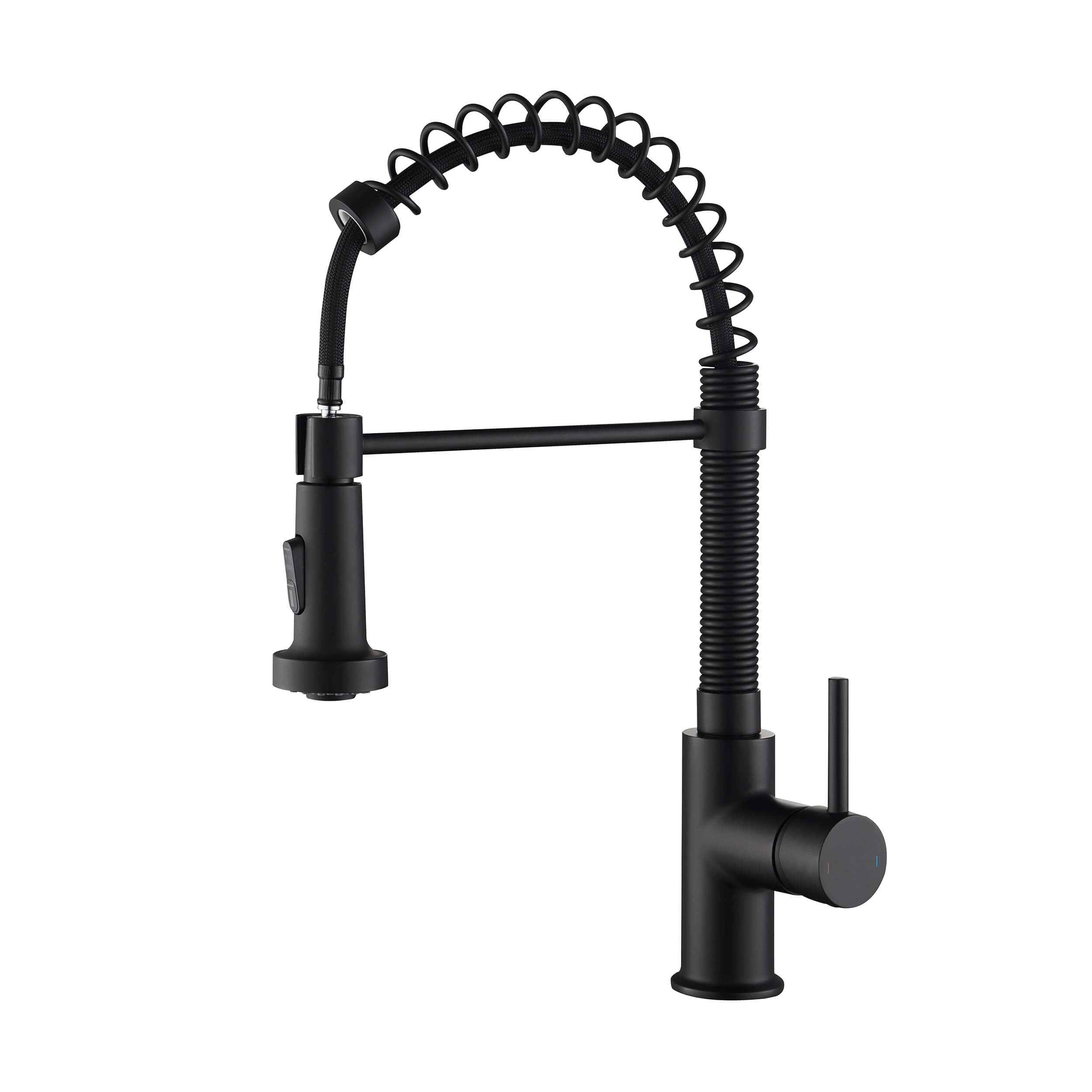 Genova Commercial Style Single Handle Pull Down Kitchen Sink Faucet