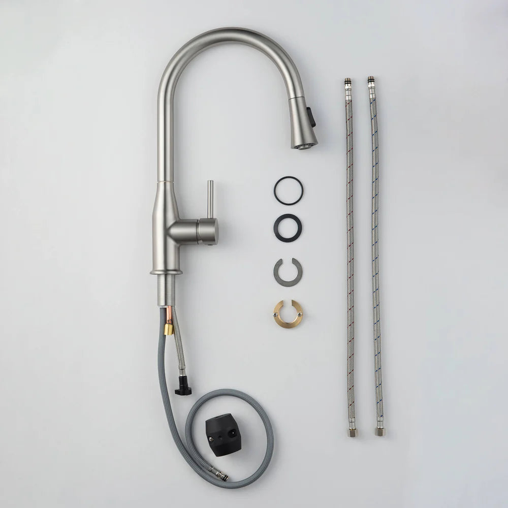 Mesa Single Handle Pull Down Kitchen Sink Faucet
