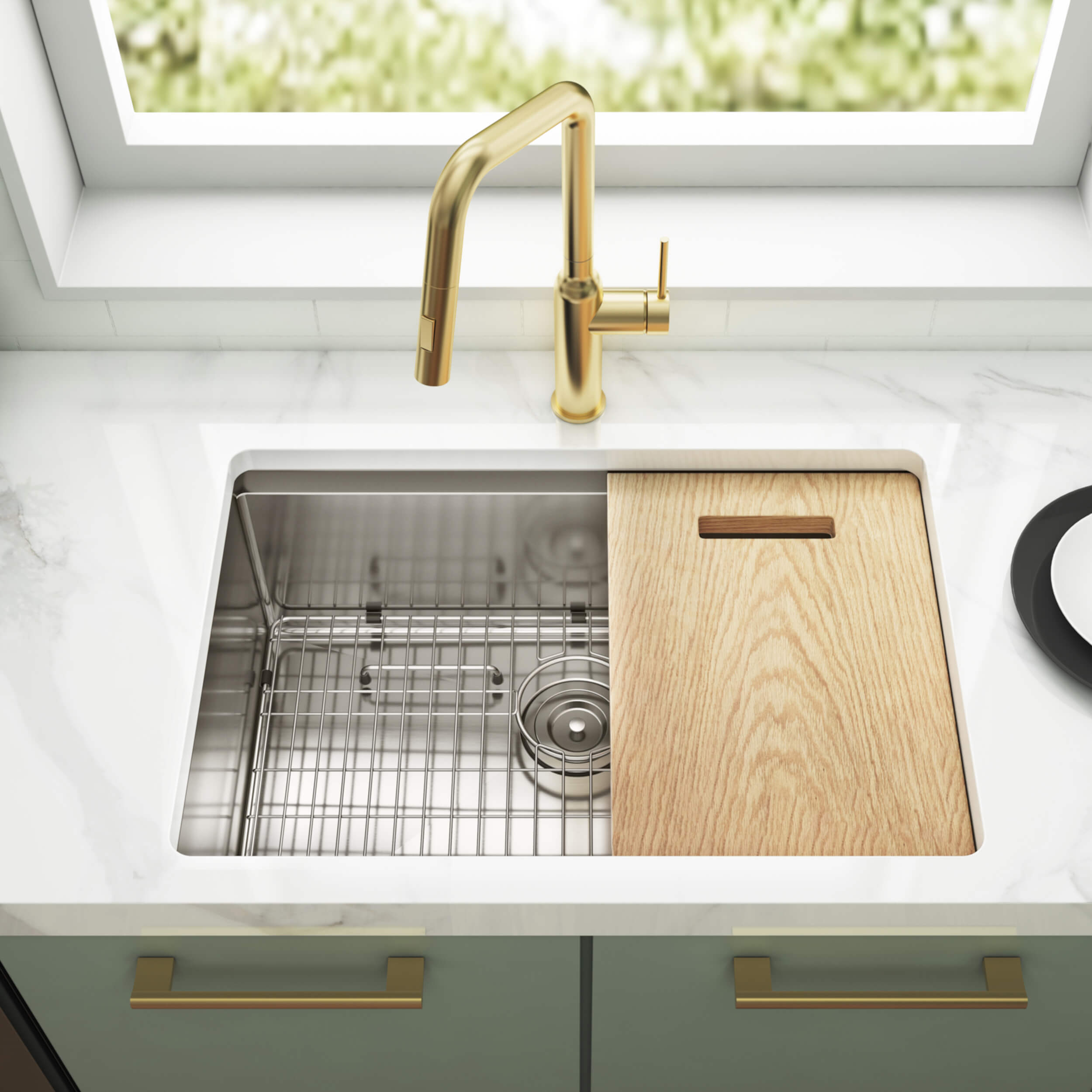 Tampa Single Handle Pull Down Kitchen Sink Faucet