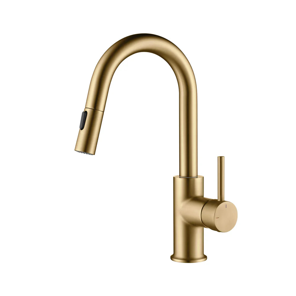 Halo Single Handle Pull Down Kitchen & Bar Sink Faucet
