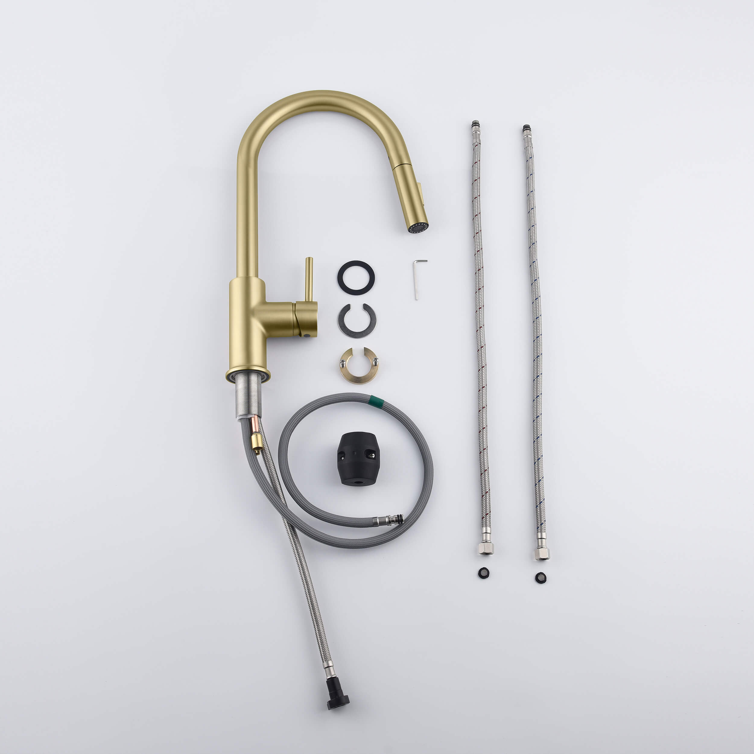 Halo Single Handle Pull Down Kitchen Faucet