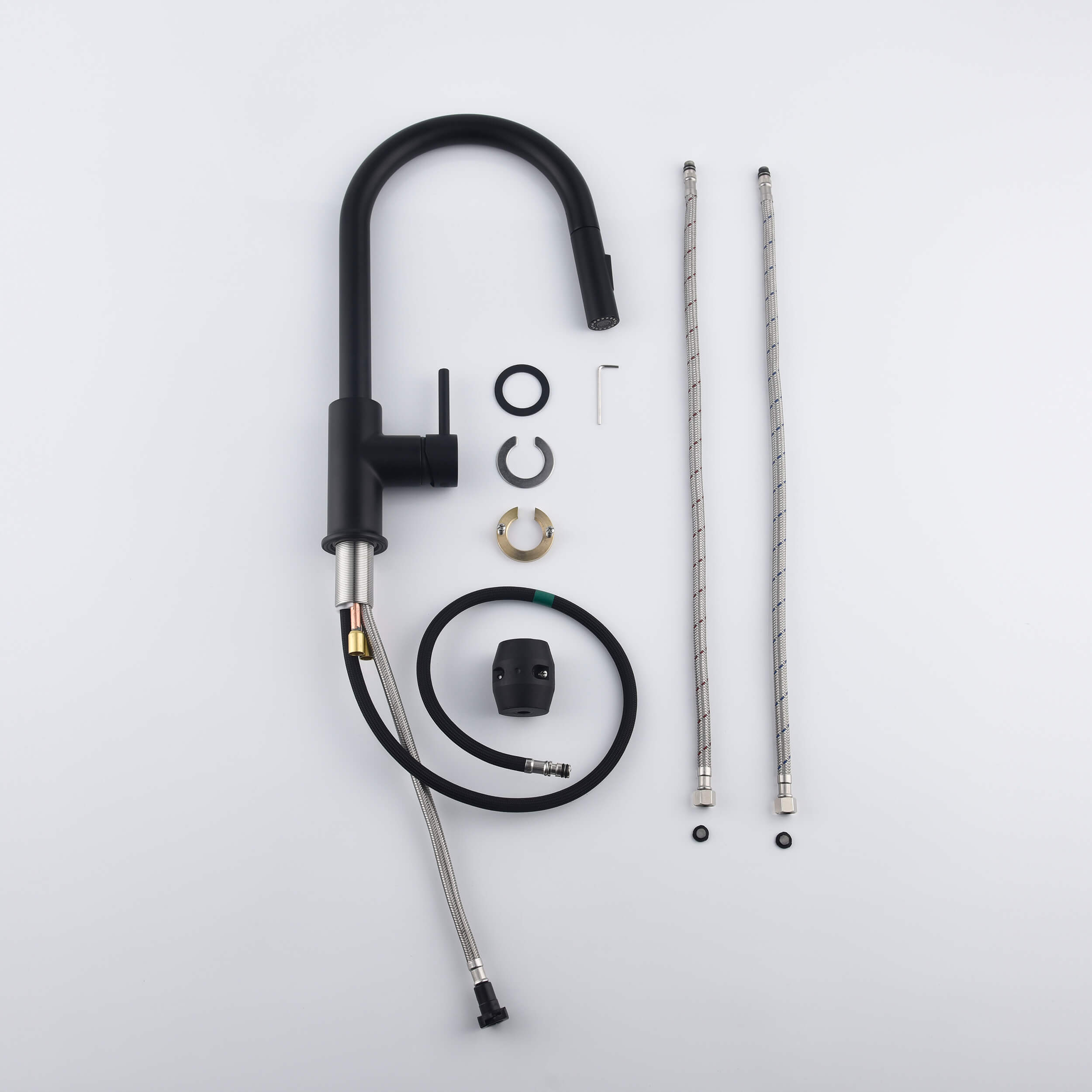 Halo Single Handle Pull Down Kitchen Faucet
